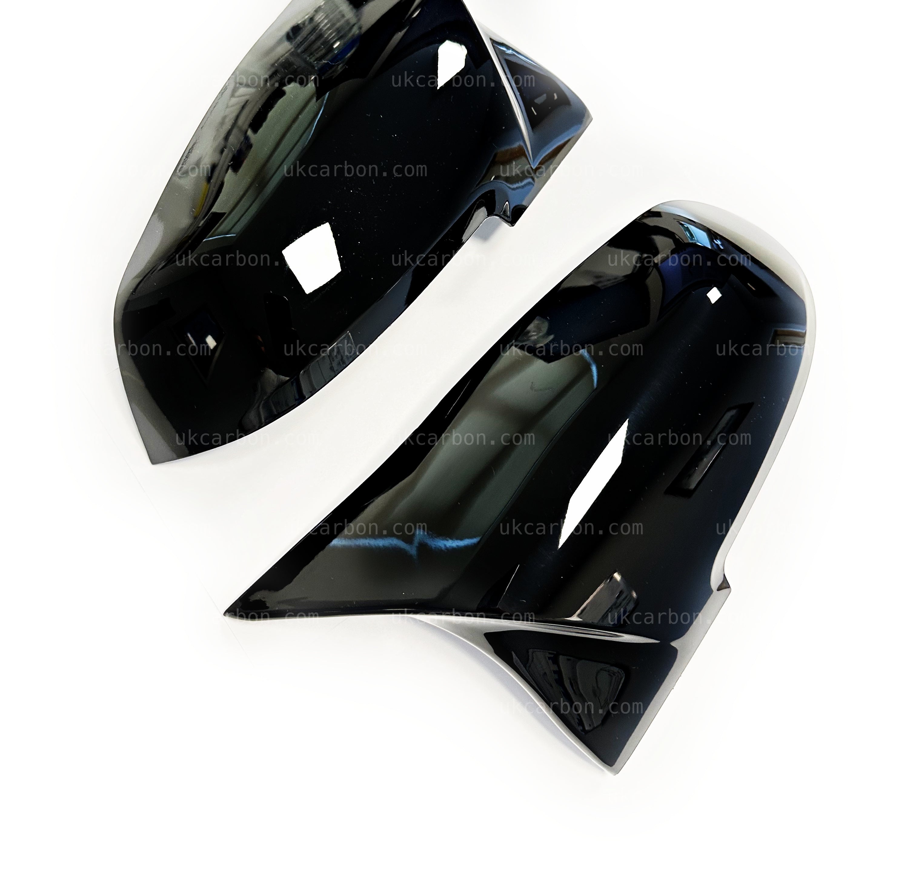 BMW 4 Series Gloss Black M Style Wing Mirror Cover Replacements F32 by UKCarbon