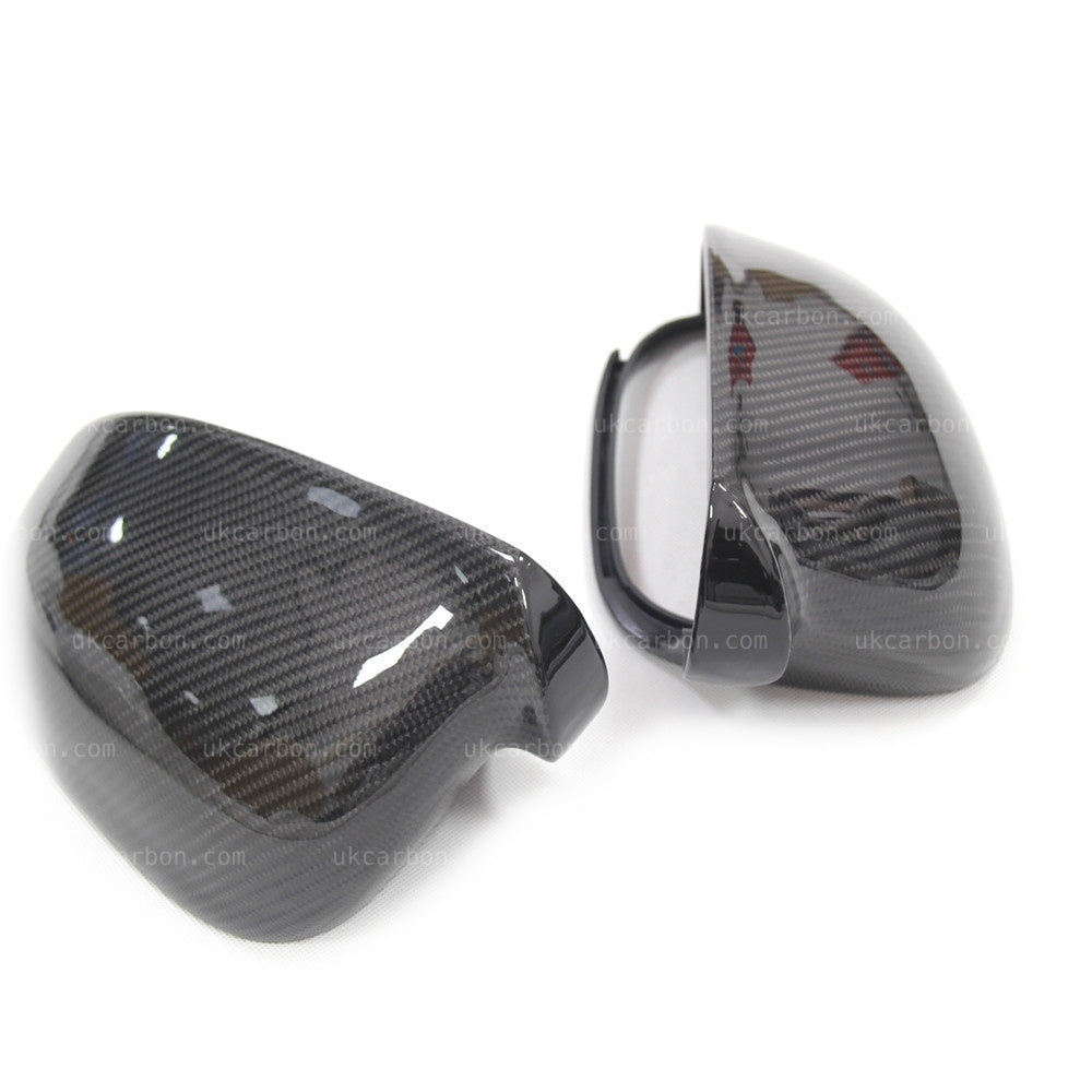 Volkswagen VW Golf GTD TDI MK5 Carbon Wing Mirror Cover Replacements by UKCarbon