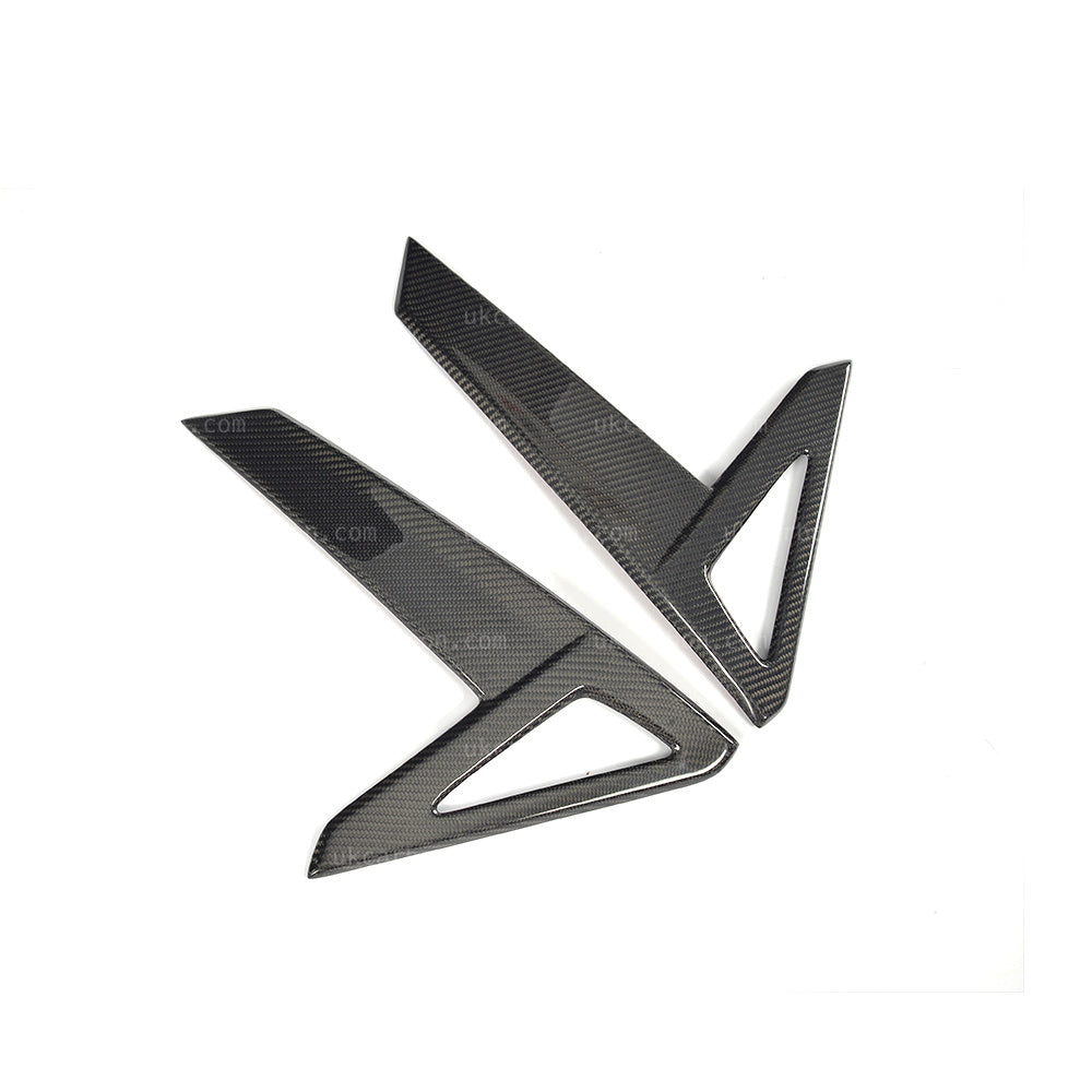 Tesla Model S Carbon Fender Fibre Trim Insert Vents Kit P85D P100D by UKCarbon