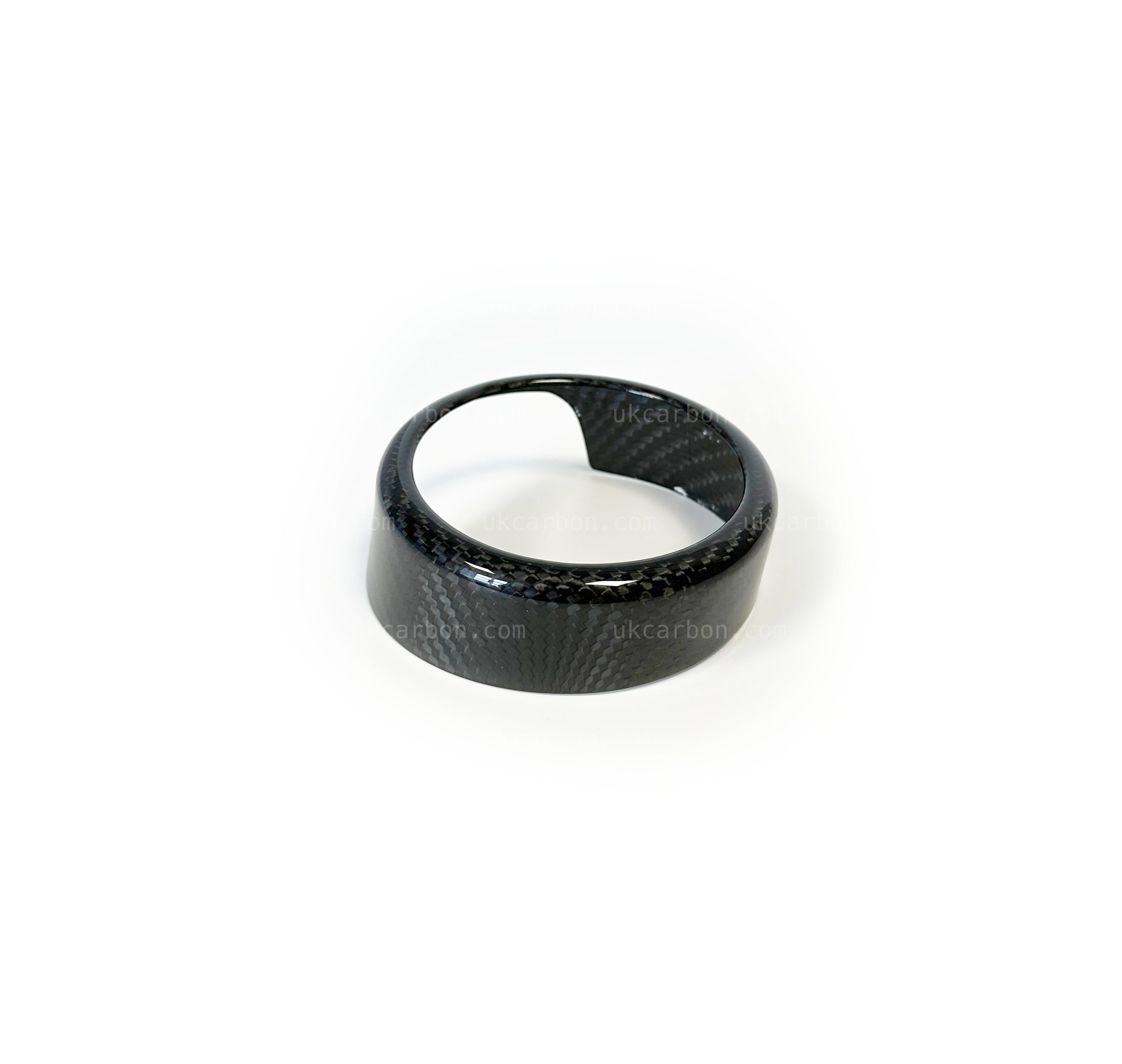 Alfa Romeo Giulia Carbon Fibre Badge Surround Trim by UKCarbon