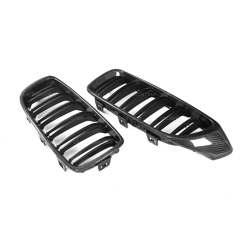 BMW M3 M4 Carbon Kidney Grille Replacement M Performance F80 F82 by UKCarbon