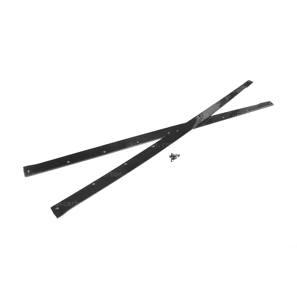 Alfa Romeo Giulia Real Carbon Fibre Side Skirt Kit Flat OEM Style