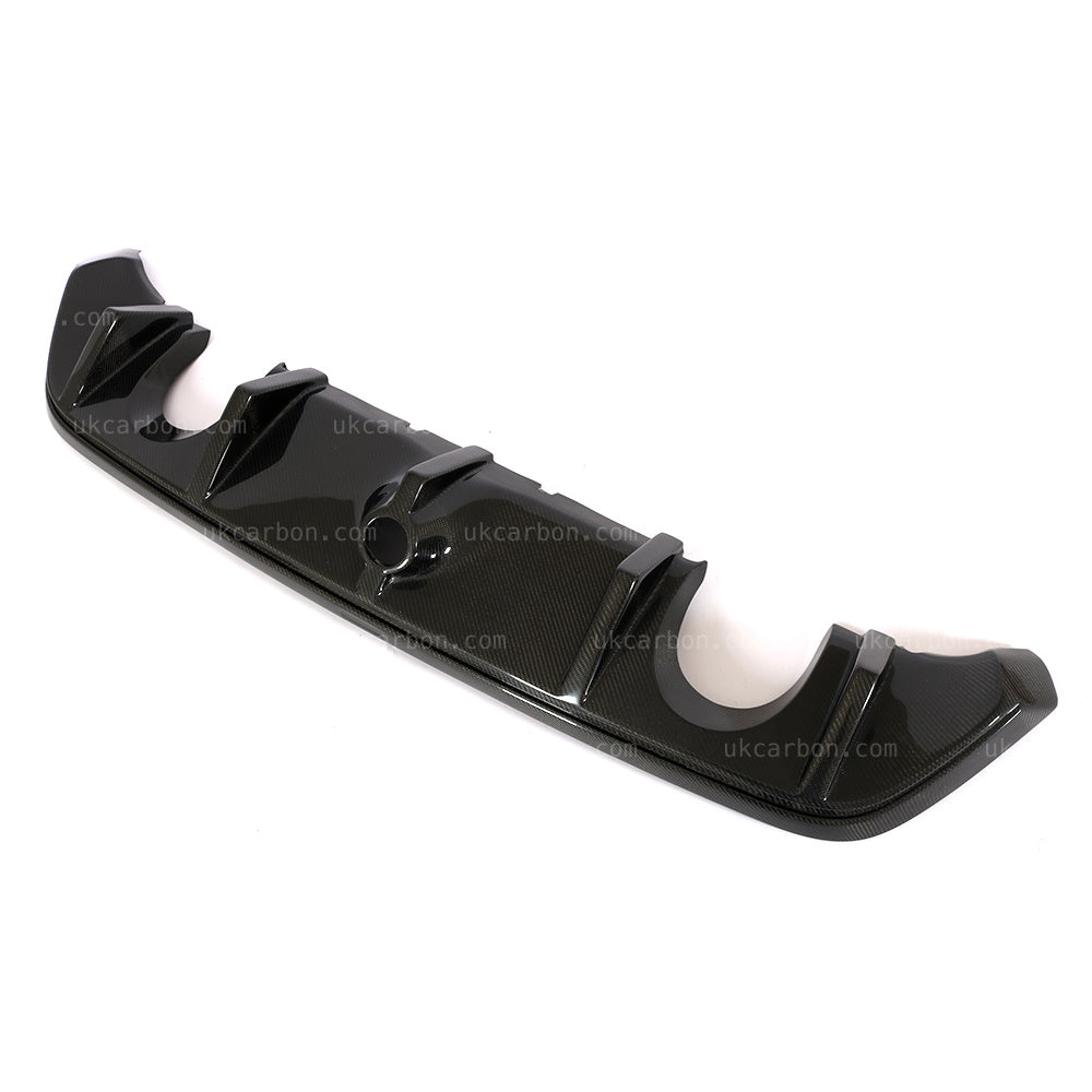 Ford Focus RS Diffuser Real Carbon Fibre Rear Bumper Kit MK3 16-18 by UKCarbon