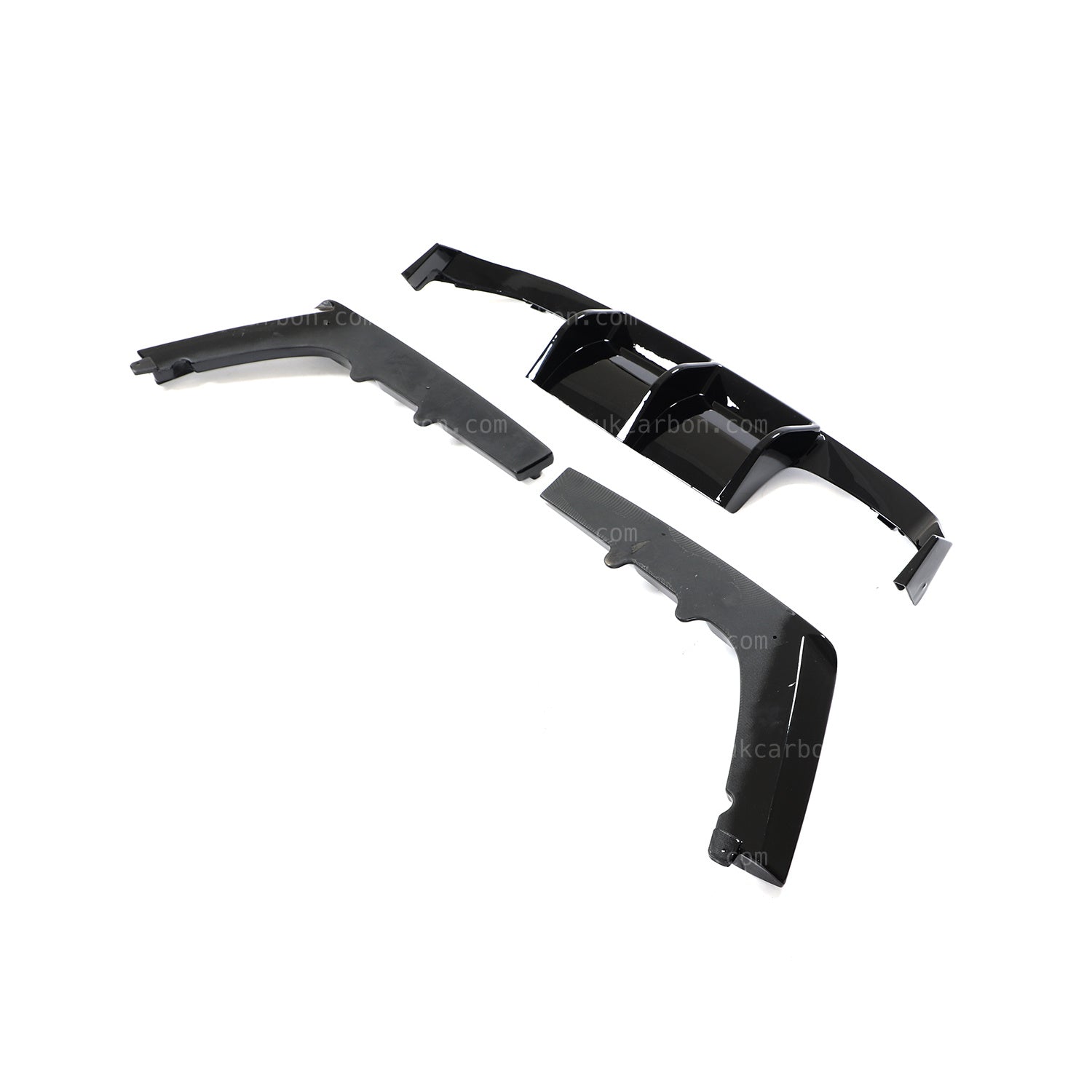 BMW M3 M4 Diffuser Gloss Black M Performance Splitter F80 F82 F83 by UKCarbon