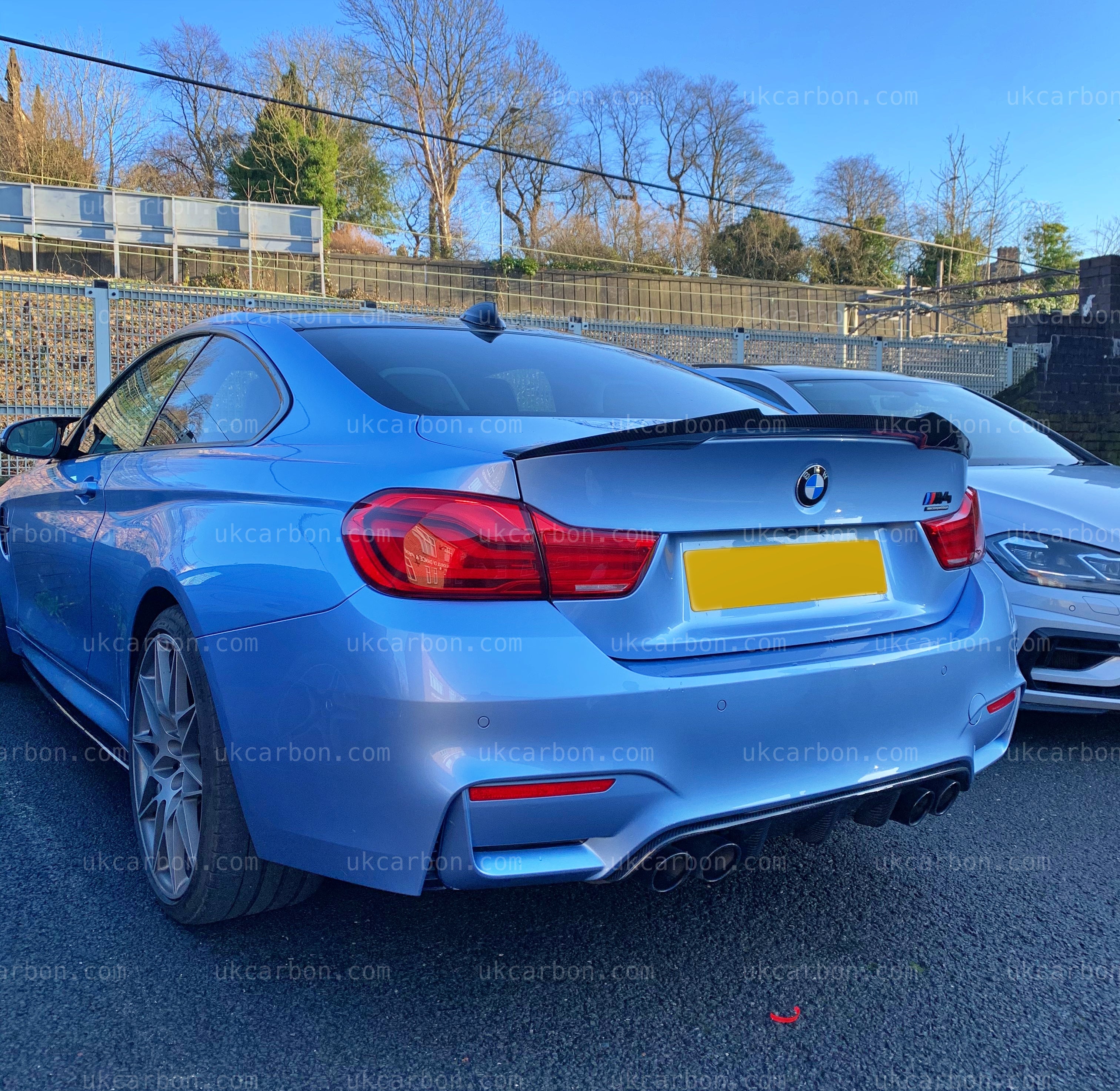 BMW M4 Carbon Spoiler M Performance Boot Lid Fibre Coupe F82 by UKCarbon