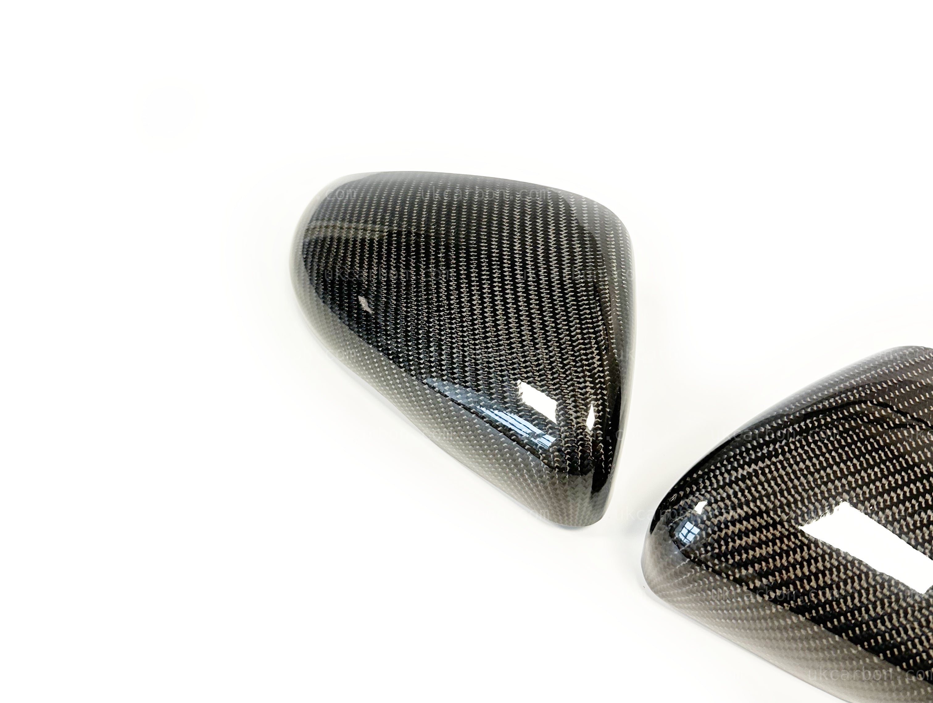 Volkswagen VW Golf GTi R MK6 Carbon Wing Mirror Cover Replacements by UKCarbon