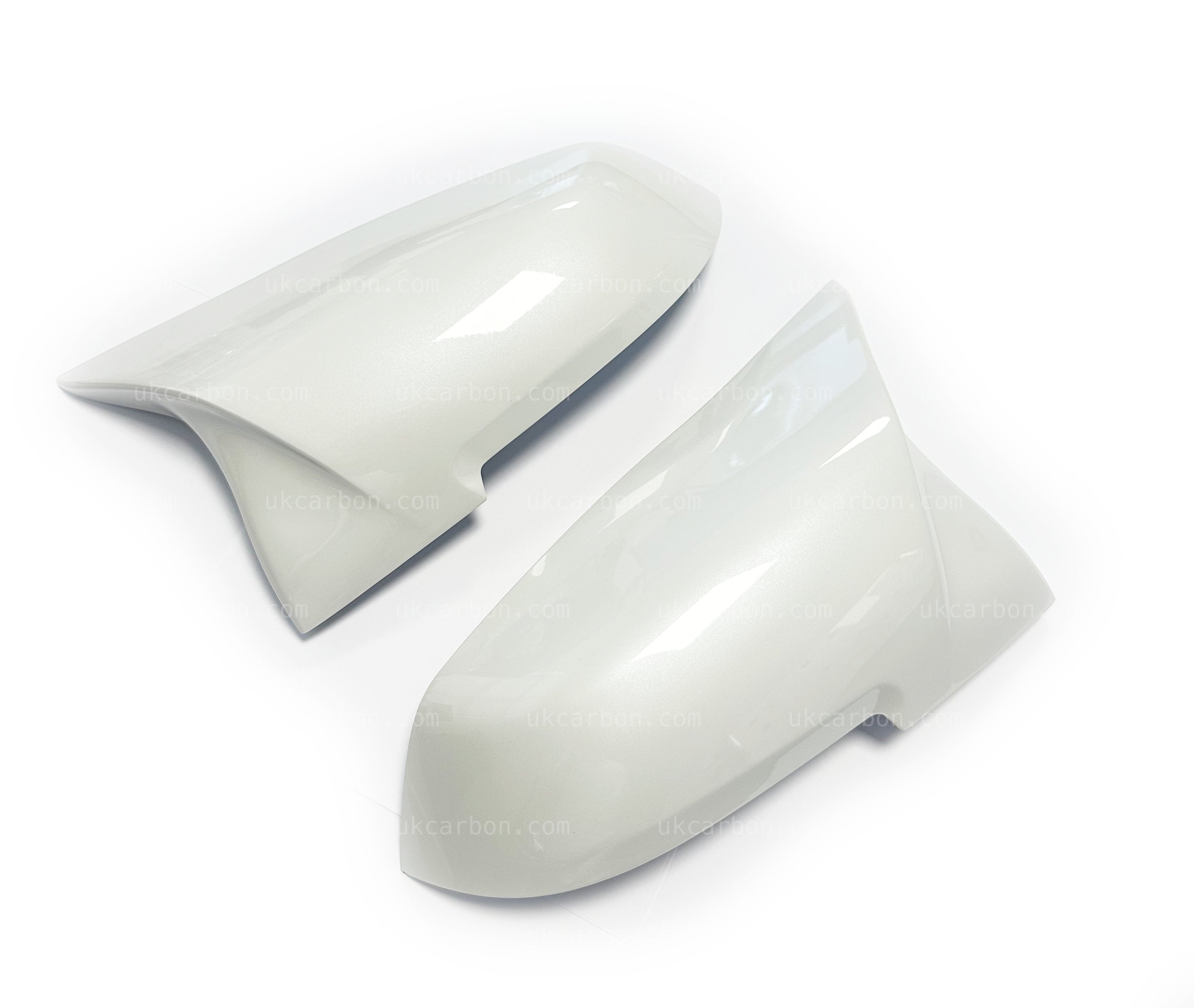 BMW 1 2 3 4 Series Mineral White A96 Wing Mirror Replacements Covers by UKCarbon