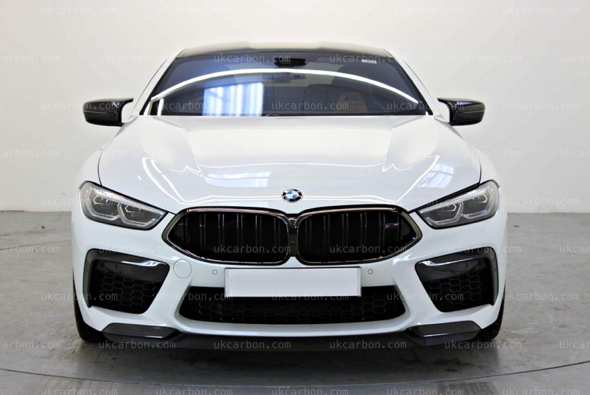 BMW 8 series Gloss Black Front Kidney Twin Slat Grille G14 G15 G16 by UKCarbon