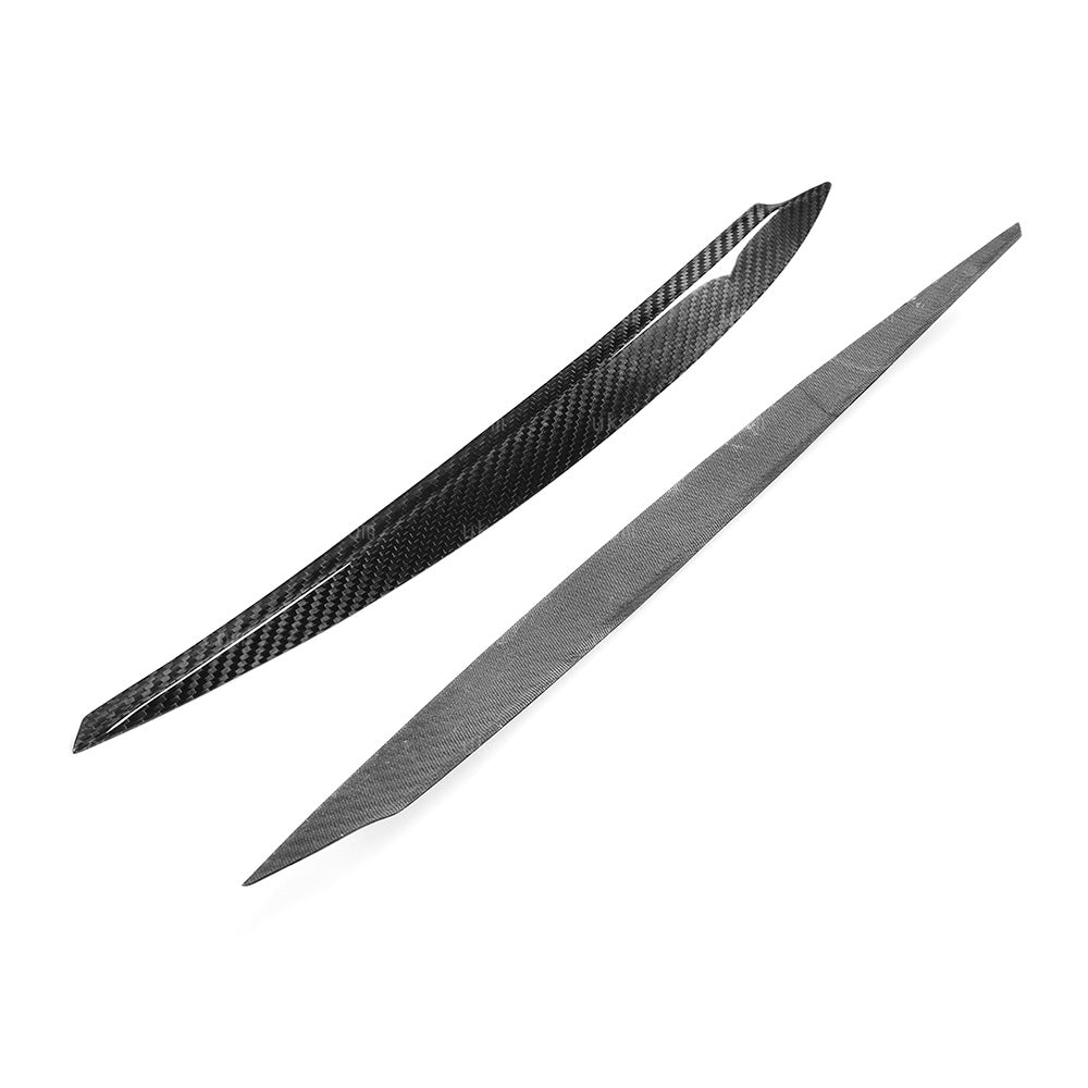 Volkswagen Golf Carbon Fibre Headlight Eyelids Trim VW MK7 GTD GTI R by UKCarbon