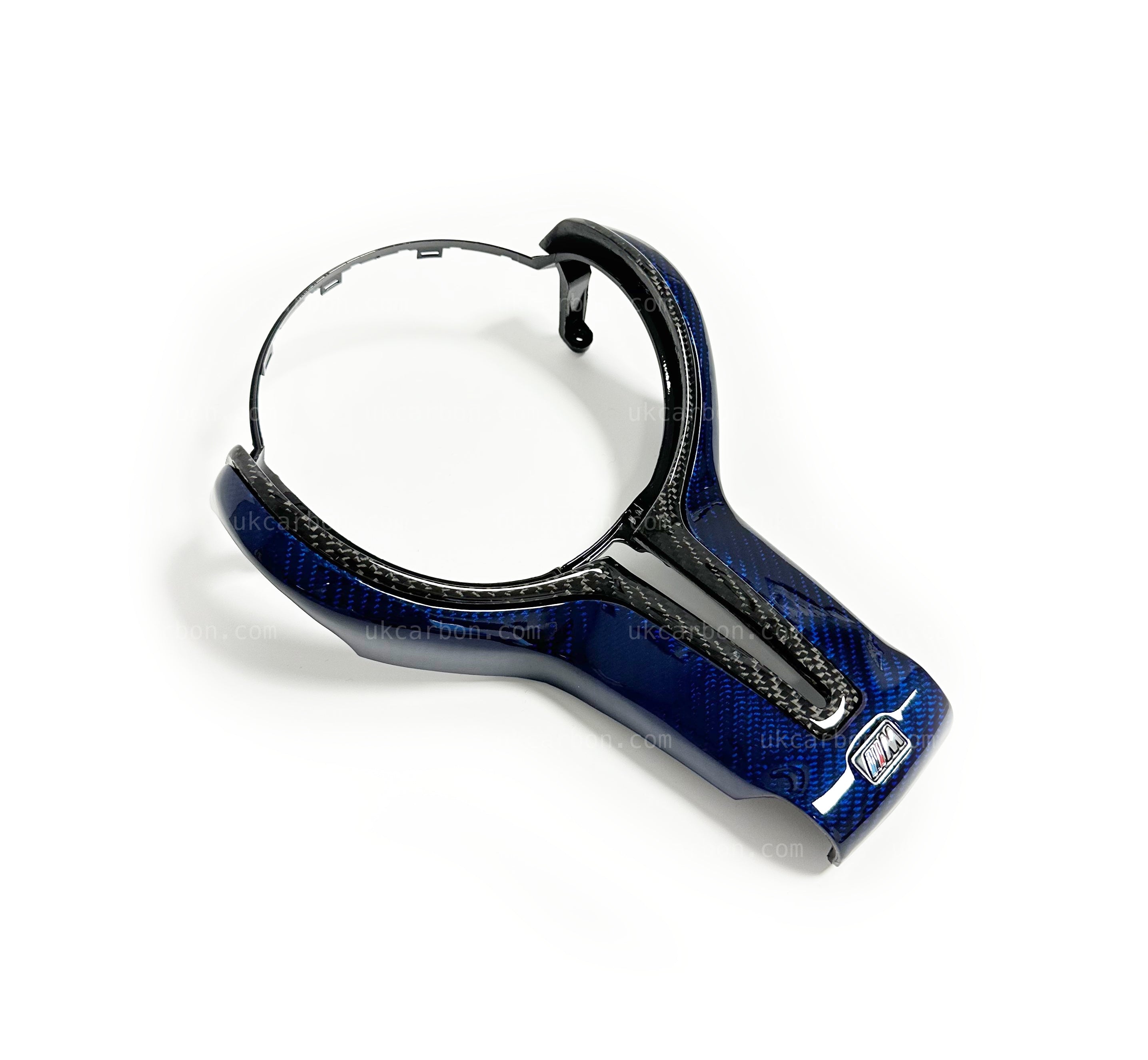 BMW M2 M3 M4 M5 M6 Carbon Steering Wheel Blue Fibre M MP Trim Insert by UKCarbon