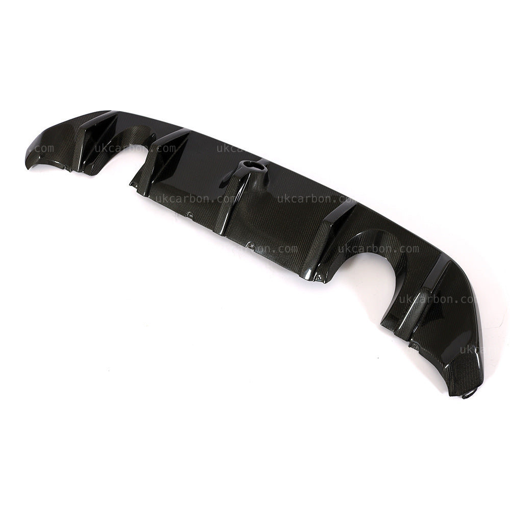 Ford Focus RS Diffuser Real Carbon Fibre Rear Bumper Kit MK3 16-18 by UKCarbon