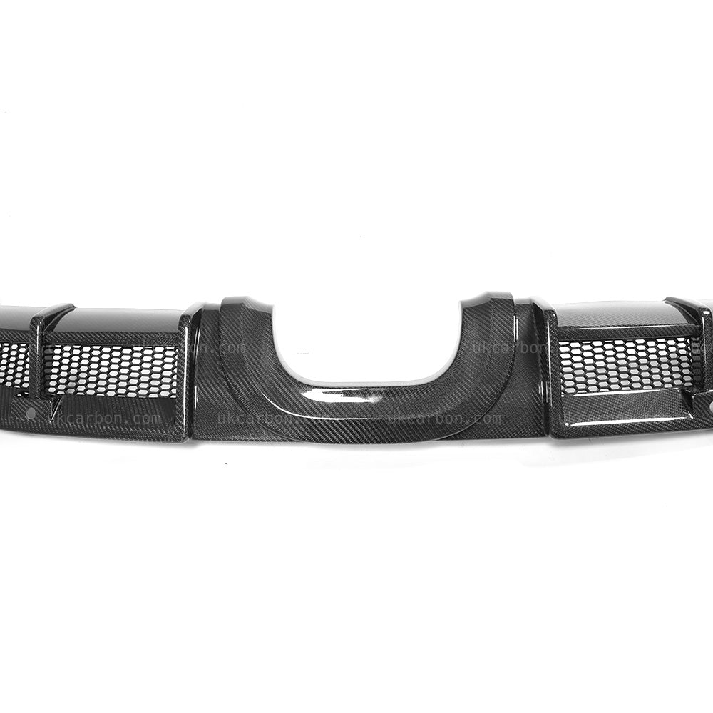 Porsche 718 Diffuser Carbon FIbre Cayman Boxster 16-18 by UKCarbon