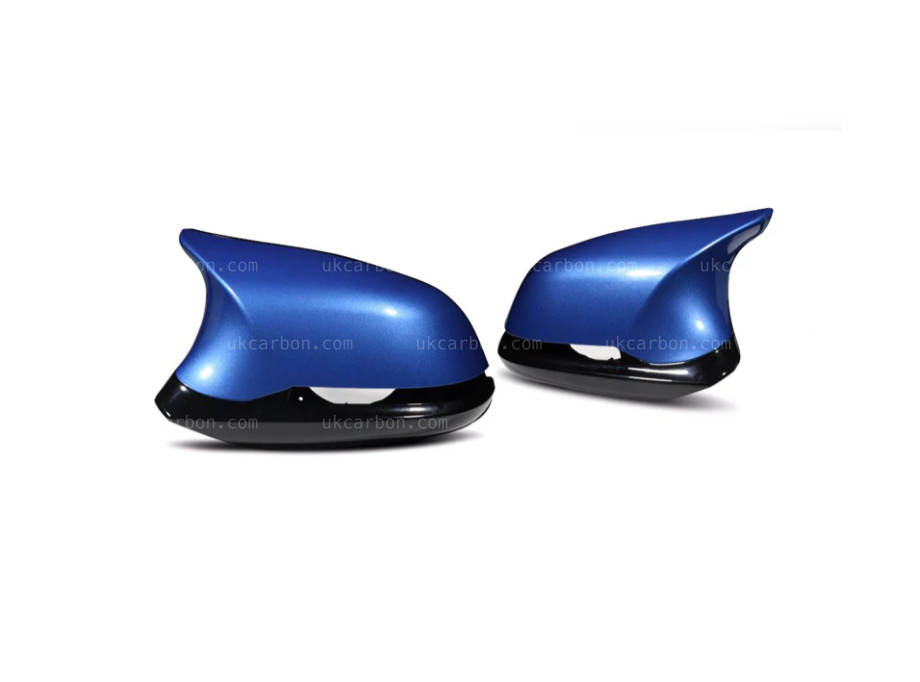 BMW 4 Series Wing Mirror Estoril Blue M Design Full Replacement F32 by UKCarbon