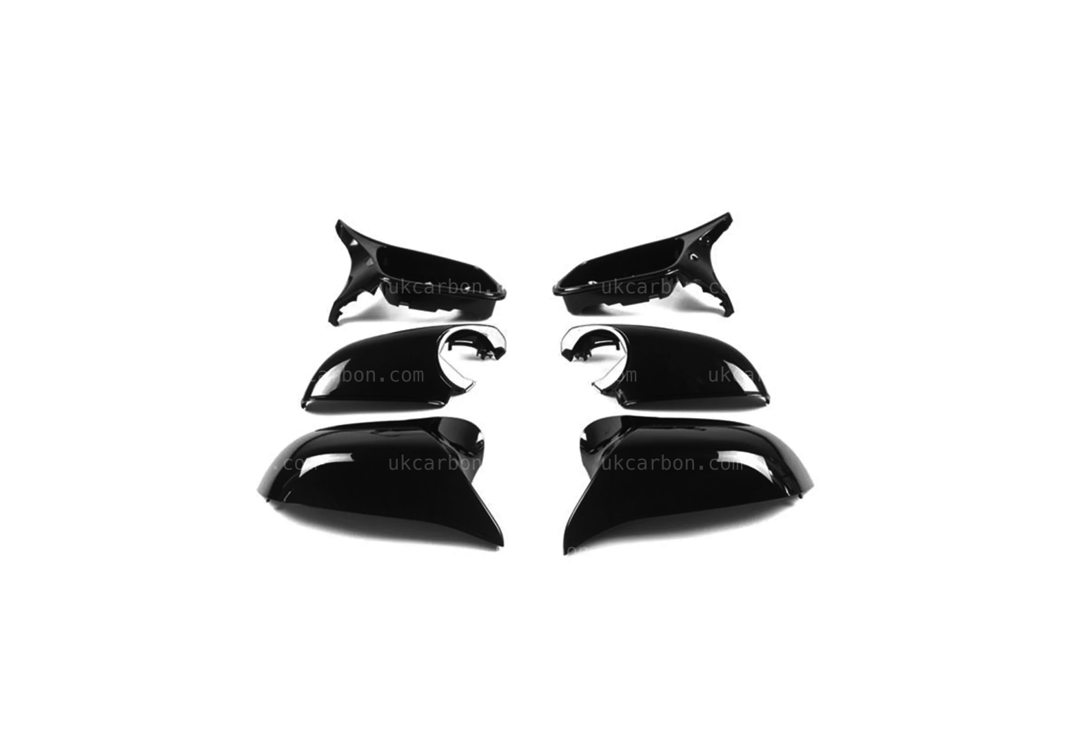BMW 3 Series Wing Mirror Gloss Black M Design Full Replacement F30 by UKCarbon
