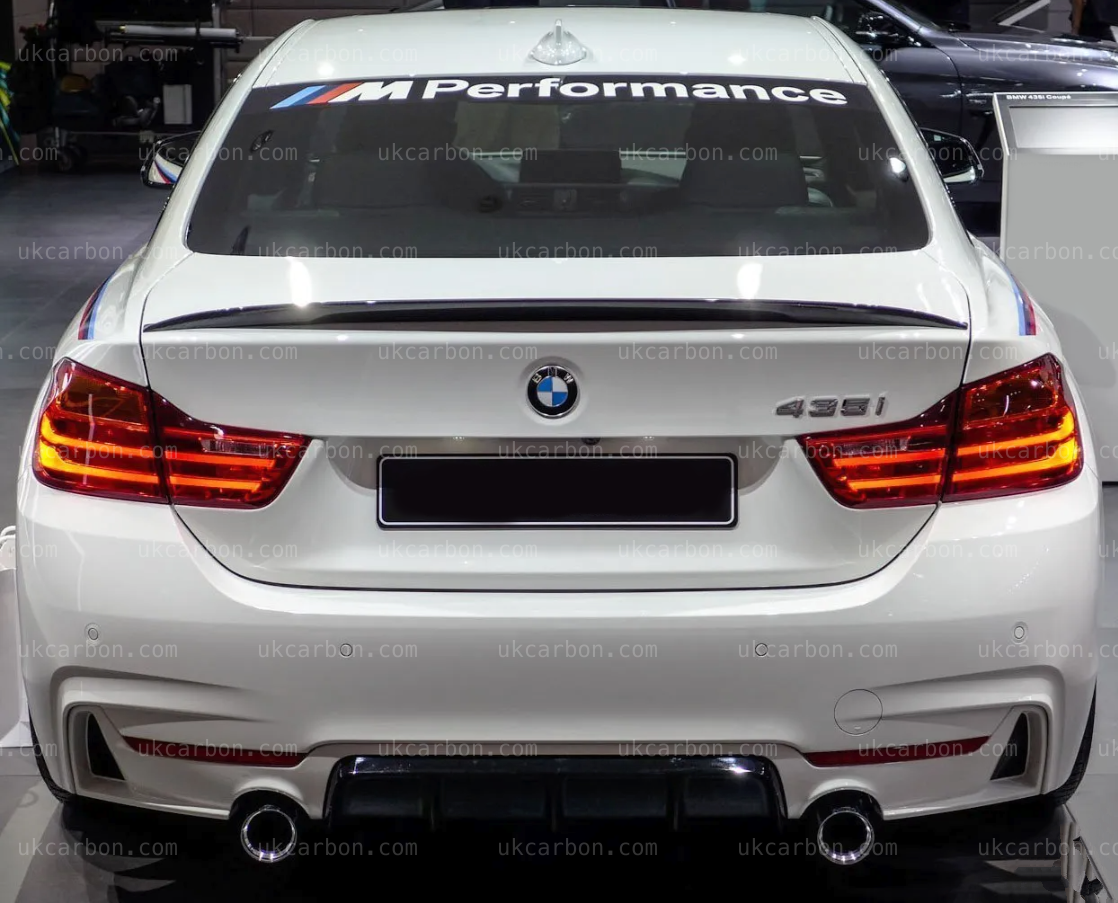 BMW 4 Series Spoiler Carbon Fibre Gran Coupe M Performance F32 Boot by UKCarbon