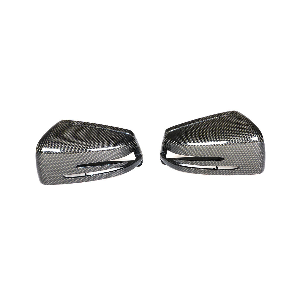 Mercedes Benz C E Class Carbon Fibre Mirror Cover Replacements by UKCarbon