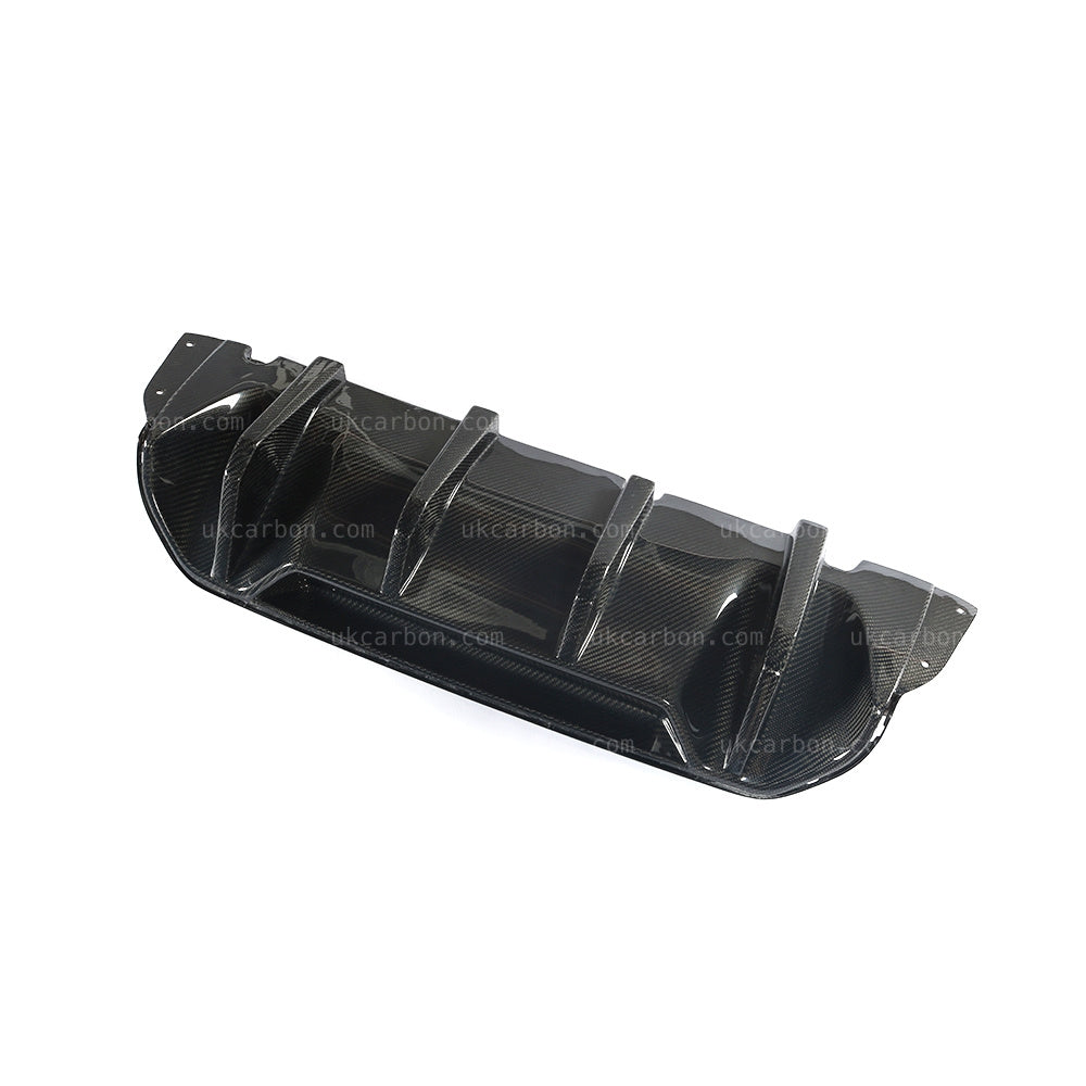 BMW M5 F90 Competition Carbon Fibre Rear OEM M Performance Diffuser by UKCarbon