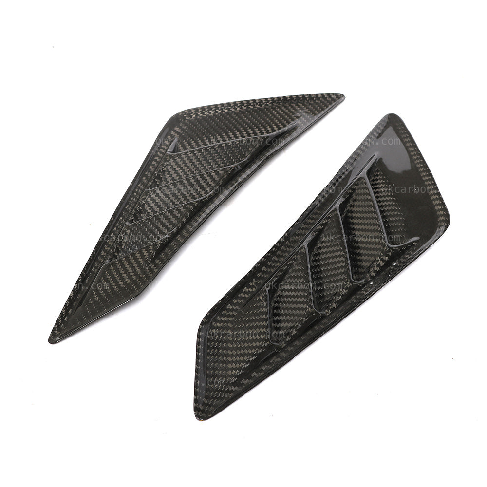 HONDA CIVIC TYPE R Carbon Fibre Fender Vents Grille Cover Trim FK2 by UKCarbon