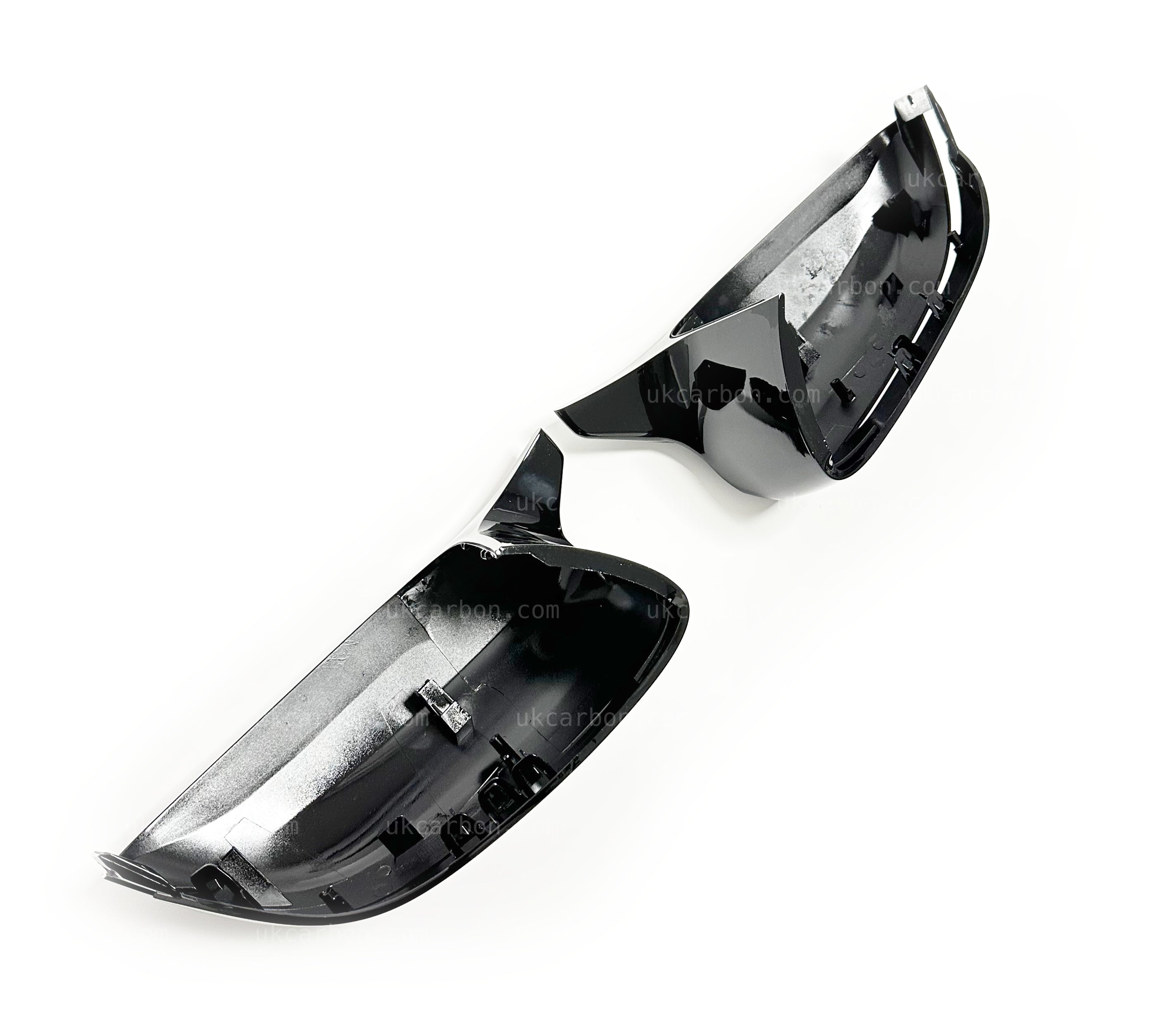 BMW 5 Series Gloss Black M Style Wing Mirror Cover Replacements G32 by UKCarbon