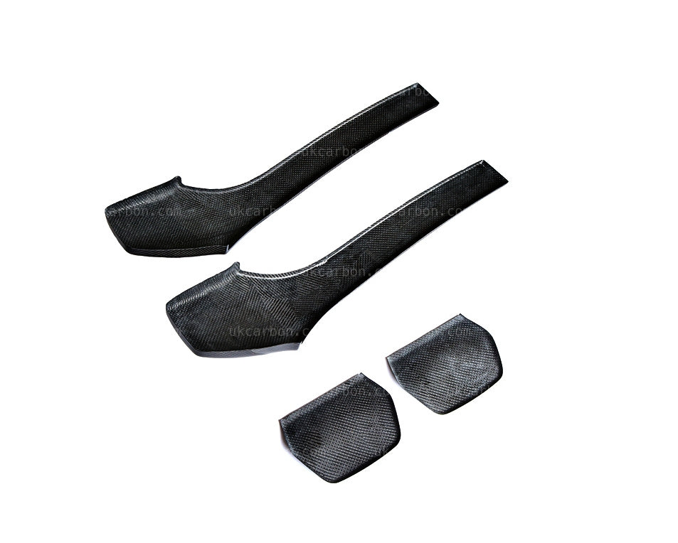 BMW M3 M4 Real Carbon Fibre Seat Backs Cover Inserts F80 F82 by UKCarbon