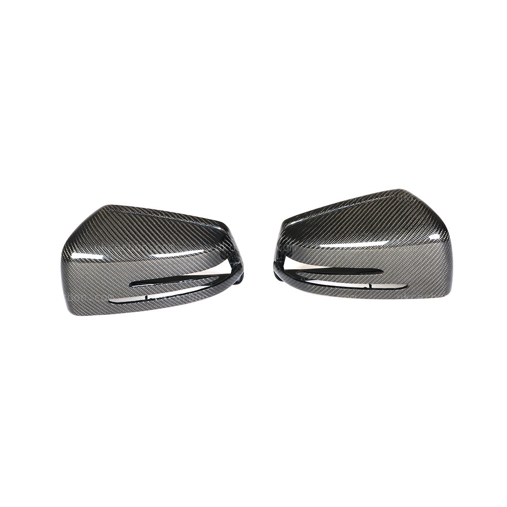 Mercedes Benz A CLA Class Carbon Fibre Mirror Cover Replacements by UKCarbon