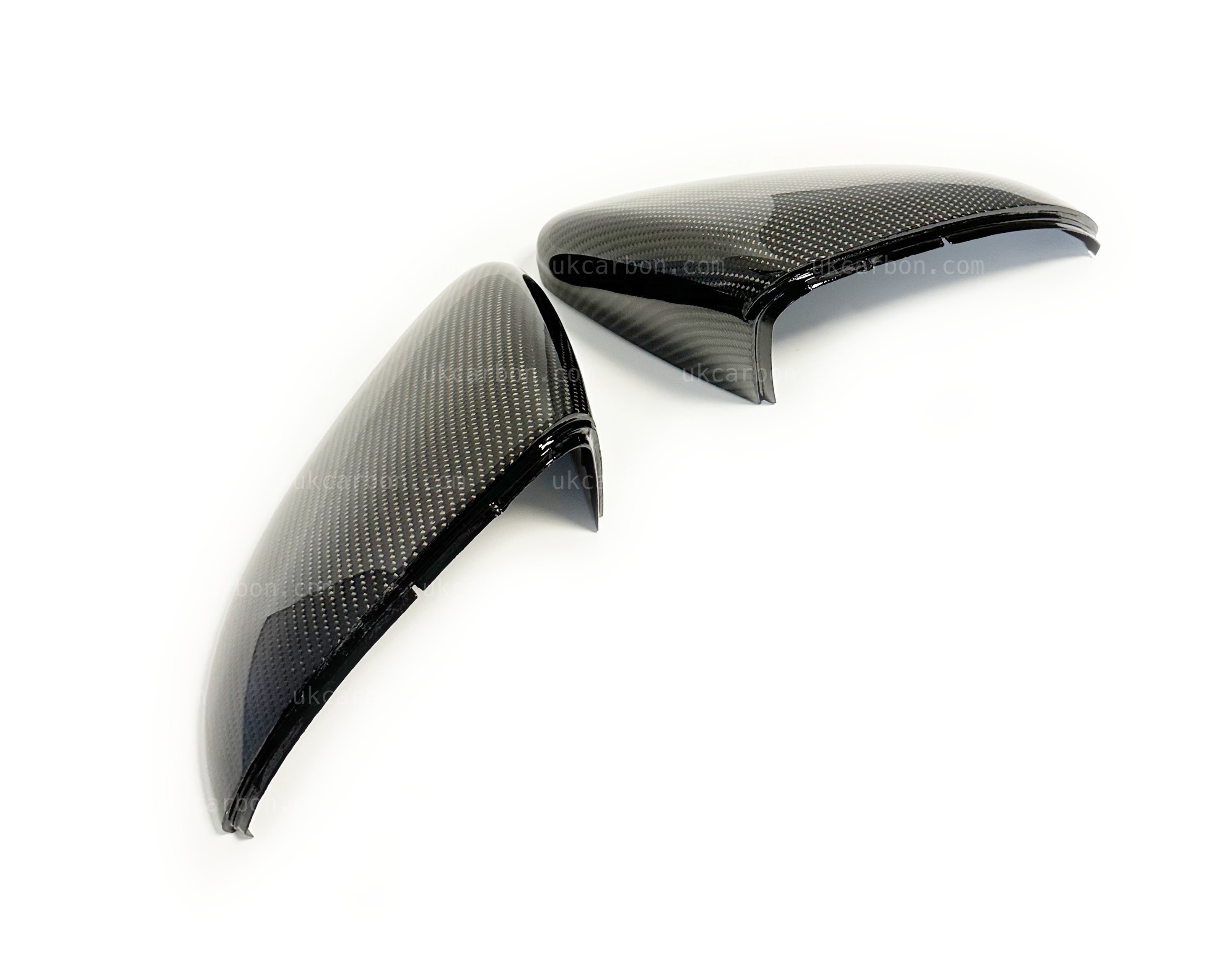 UKCARBON Carbon Fibre Wing Mirror Cover Replacements For VW Golf MK7 GTI R