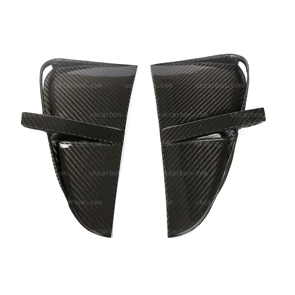 UKCARBON Carbon Fibre Fender Vents Grille Cover Trim Replacement For BMW X5 F15