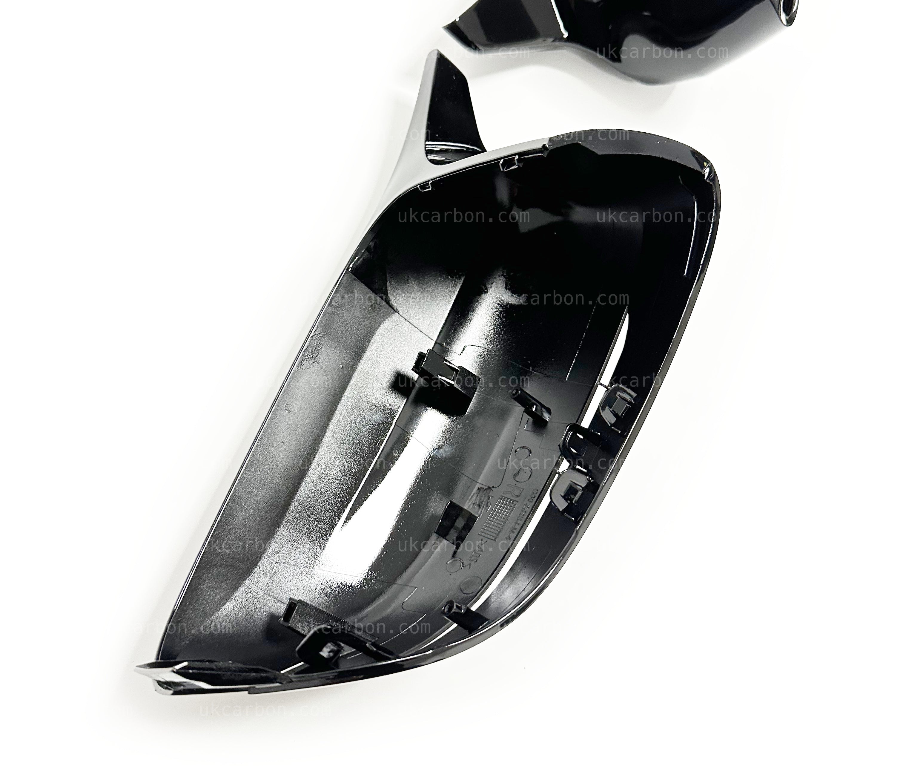 BMW 5 Series Gloss Black M Style Wing Mirror Cover Replacements G32 by UKCarbon