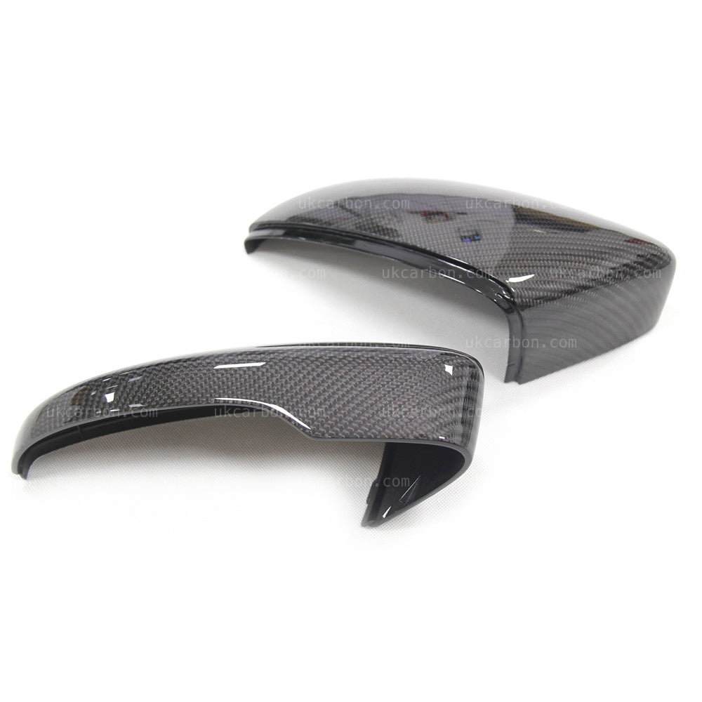 Volkswagen VW Scirocco Carbon Fibre Wing Mirror Cover Replacements by UKCarbon