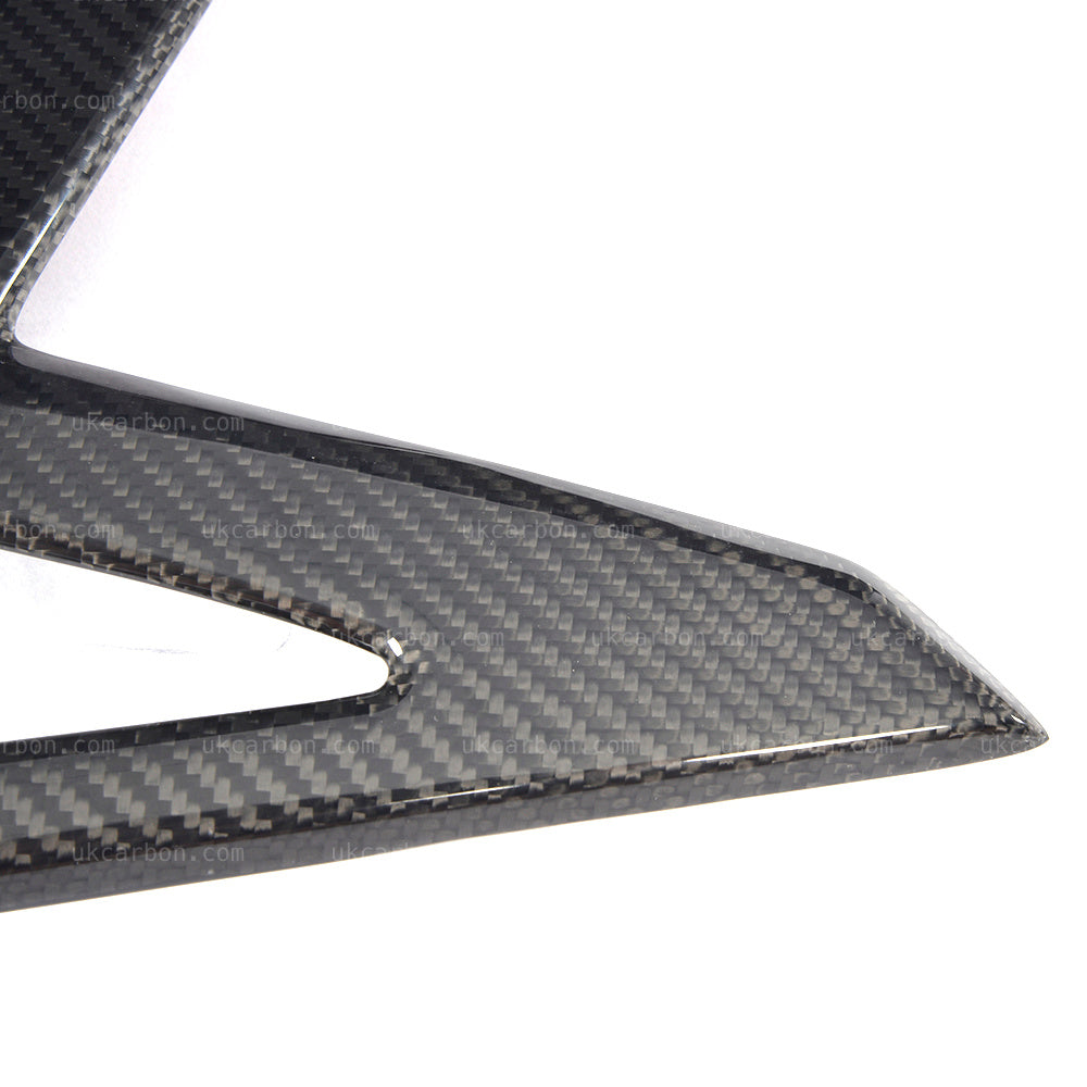 Tesla Model S Carbon Fender Fibre Trim Insert Vents Kit P85D P100D by UKCarbon