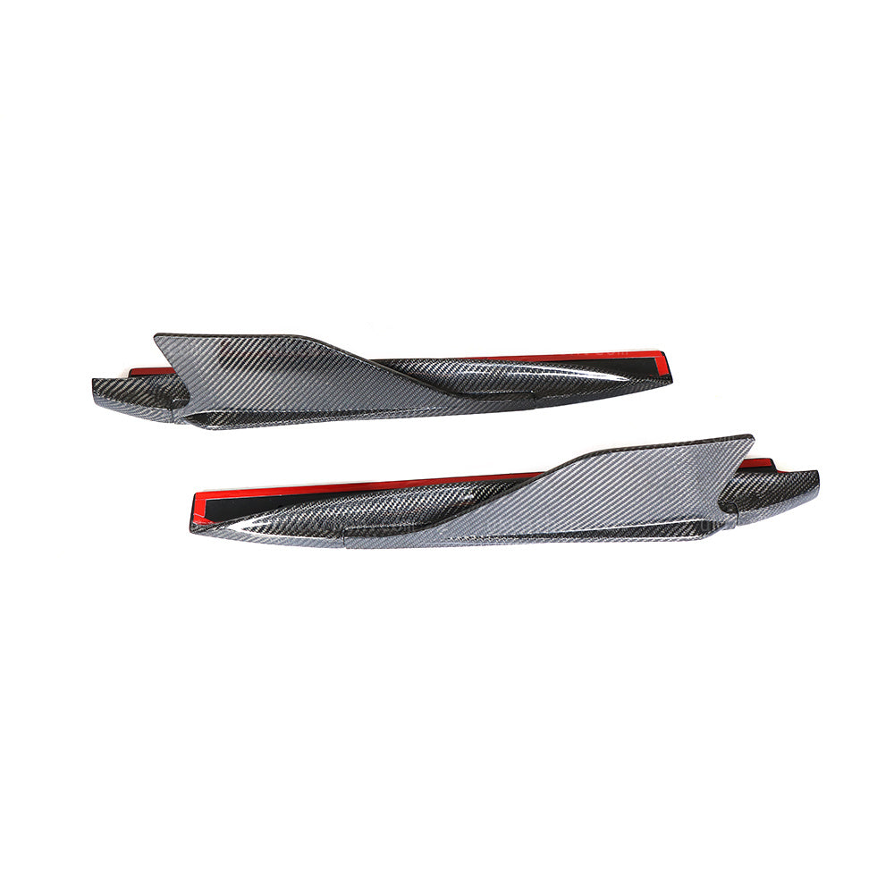 Audi R8 V8 V10 Plus Carbon Fibre Side Skirt Fins Splitter Body Kit by UKCarbon