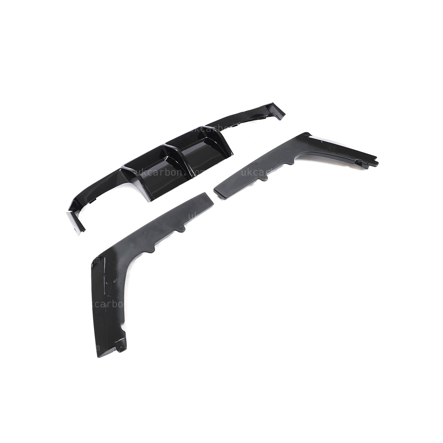 BMW M3 M4 Diffuser Gloss Black M Performance Splitter F80 F82 F83 by UKCarbon