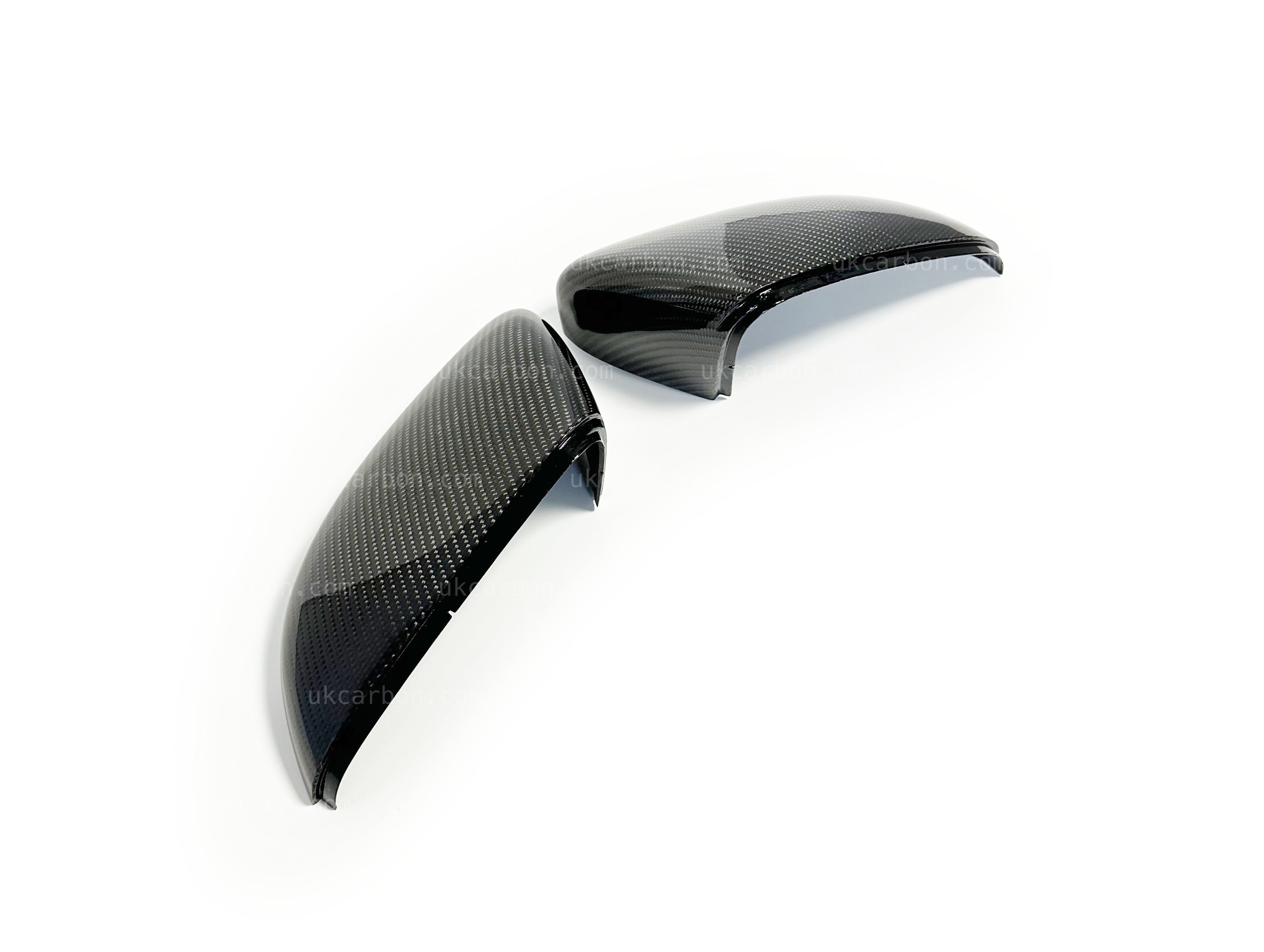 Volkswagen VW Golf GTi R MK6 Carbon Wing Mirror Cover Replacements by UKCarbon