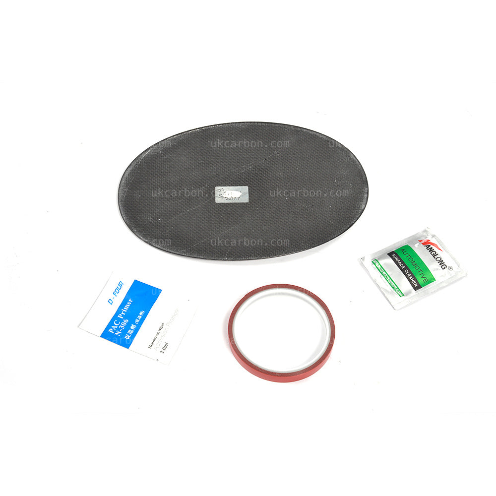 Alfa Romeo Giulia Carbon Fuel Tank Cover Cap Stick On Insert by UKCarbon