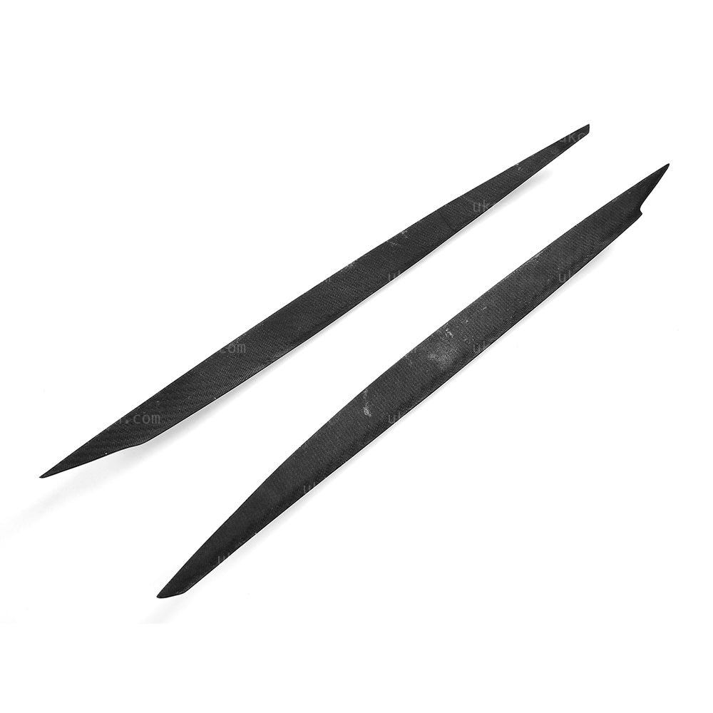 Volkswagen Golf Carbon Fibre Headlight Eyelids Trim VW MK7 GTD GTI R by UKCarbon