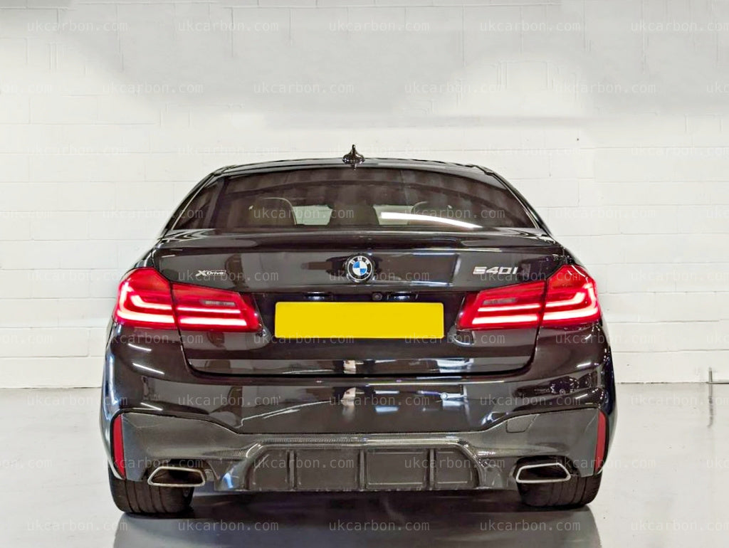 BMW 5 Series Spoiler Carbon Fibre Gran Coupe M Performance G30 Boot by UKCarbon