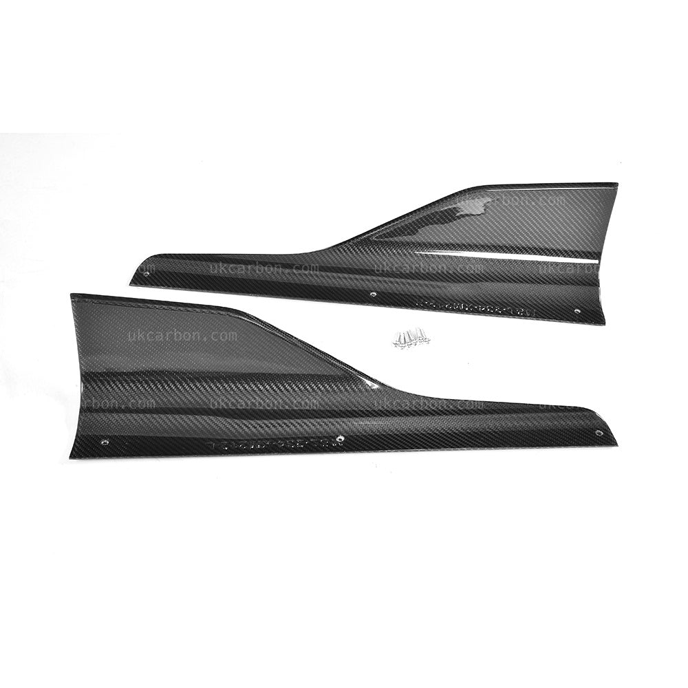BMW M2 Carbon Blade Side Skirt Rear M Performance Body Kit F87 by UKCarbon