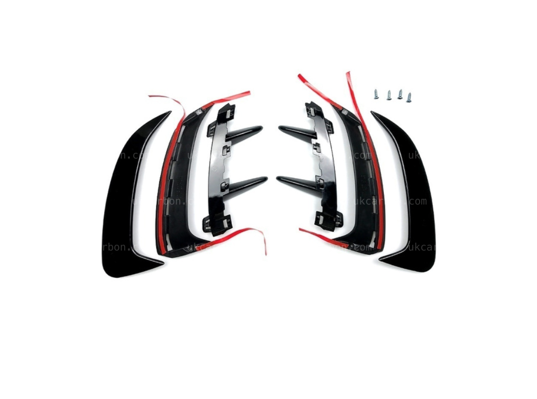 Mercedes Benz A Class A35 Rear Bumper Fender Insert Trim Cover W117 by UKCarbon