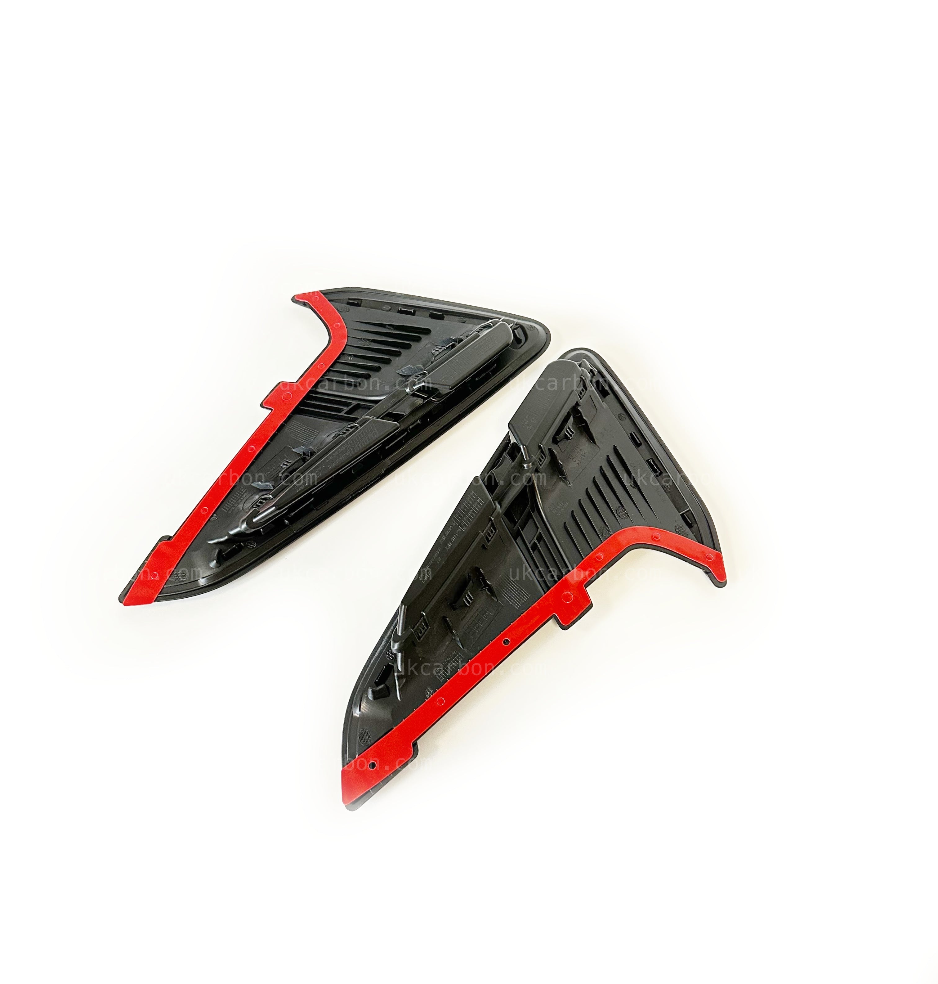 BMW X4 X4M Gloss Black Fender Vents Upgrade Cover Replacement G02 by UKCarbon