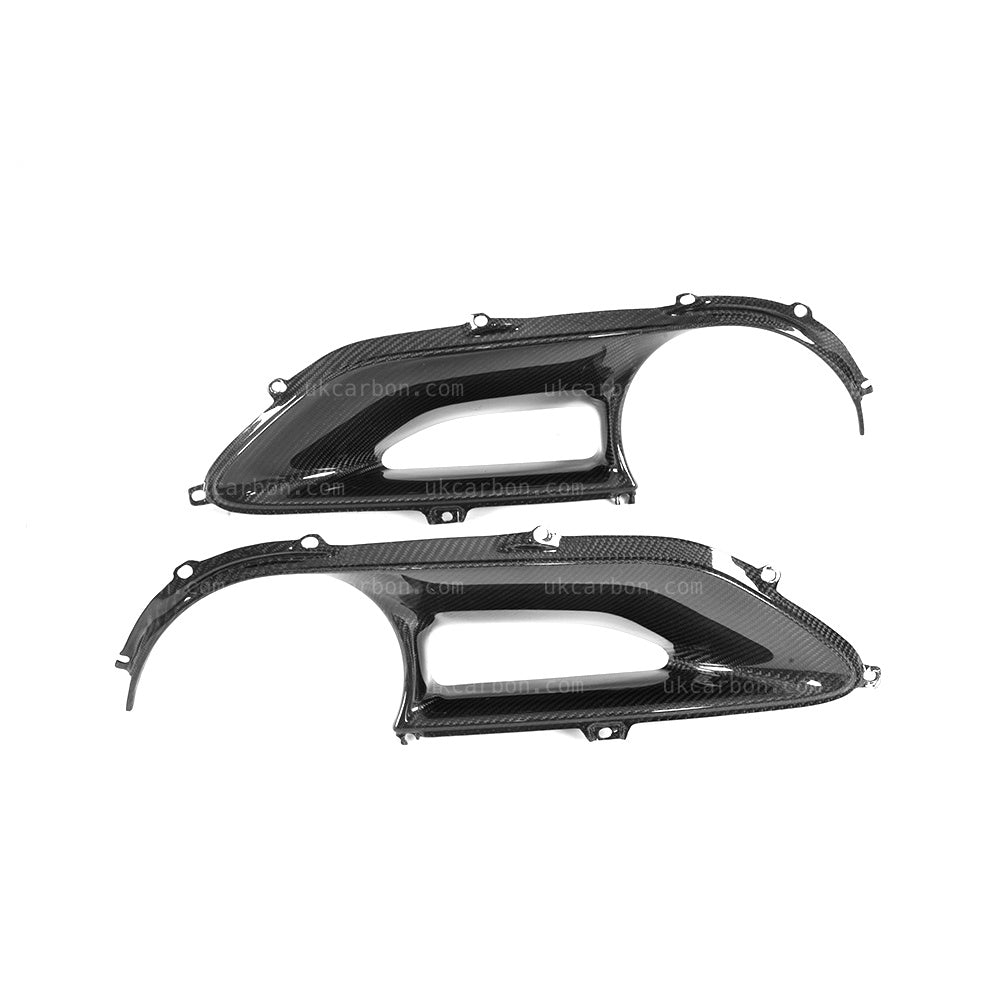 Ferrari 488 GTB Spider Carbon Fibre Rear Light Tail Surround Upgrade by UKCarbon