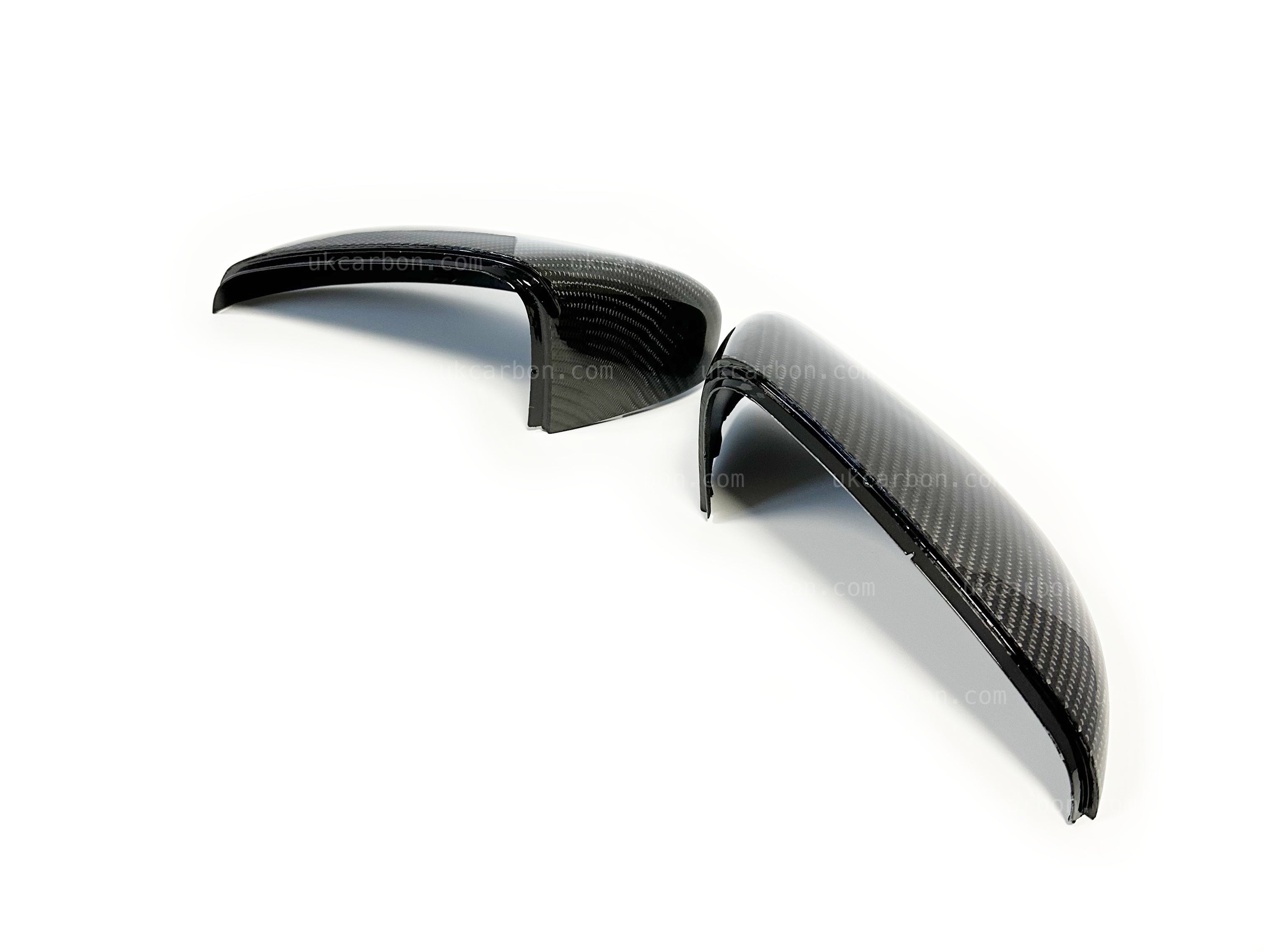Volkswagen VW Golf GTi R MK6 Carbon Wing Mirror Cover Replacements by UKCarbon