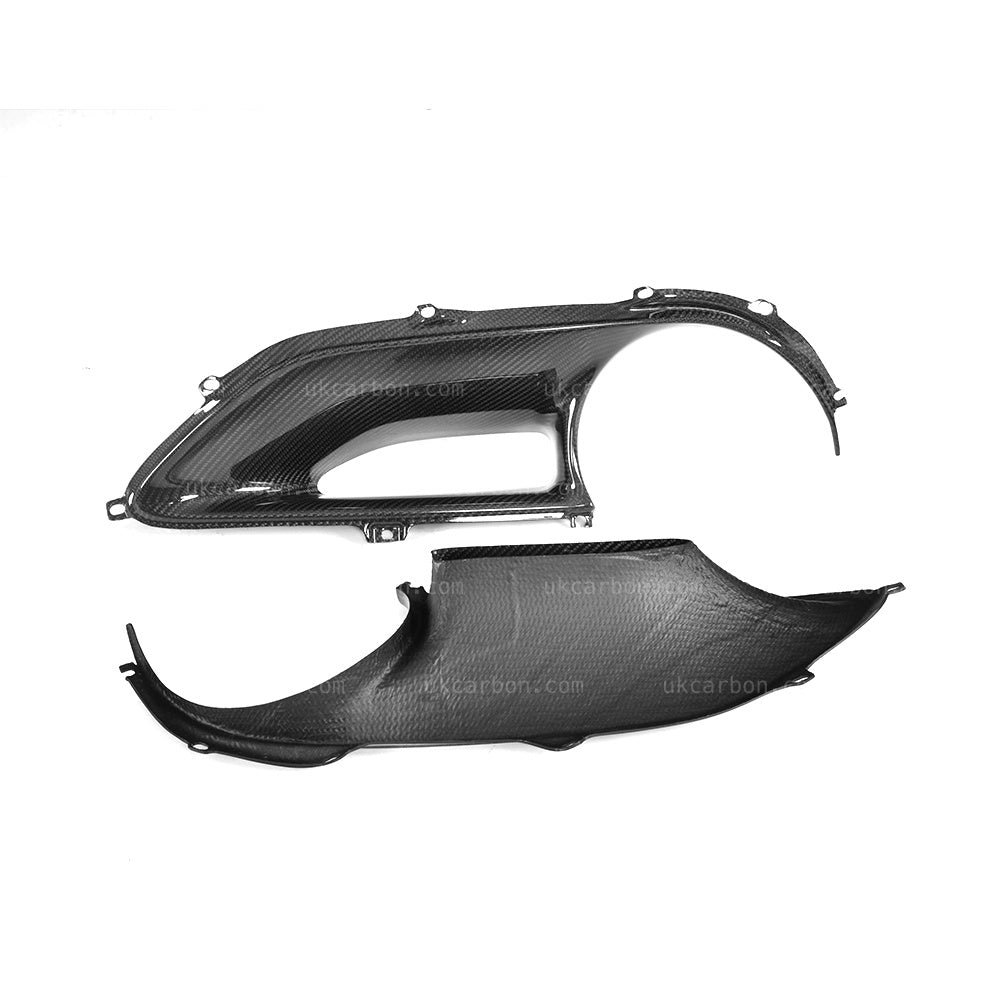 Ferrari 488 GTB Spider Carbon Fibre Rear Light Tail Surround Upgrade by UKCarbon