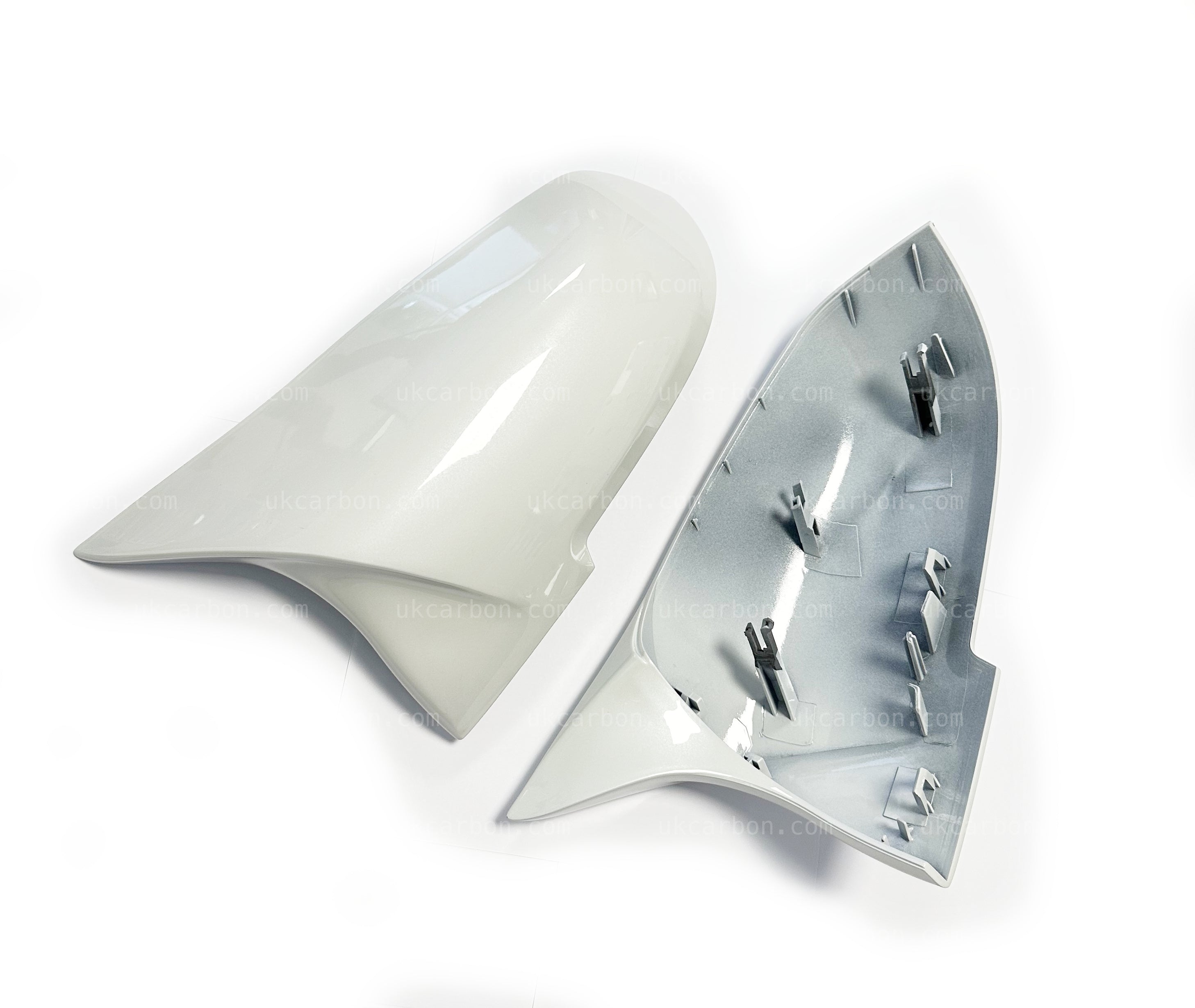 BMW 1 2 3 4 Series Mineral White A96 Wing Mirror Replacements Covers by UKCarbon