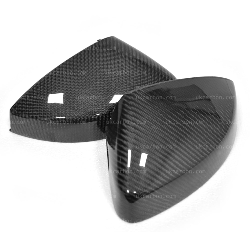 Audi A3 S3 RS3 Lane Assist Carbon Mirror Replacements Cover Wing by UKCarbon