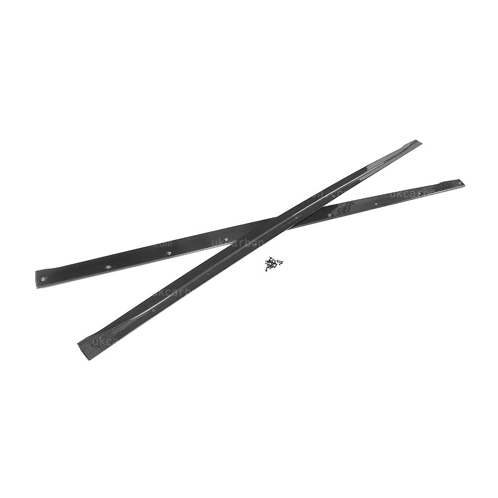 Alfa Romeo Giulia Real Carbon Fibre Side Skirt Kit Flat OEM Style
