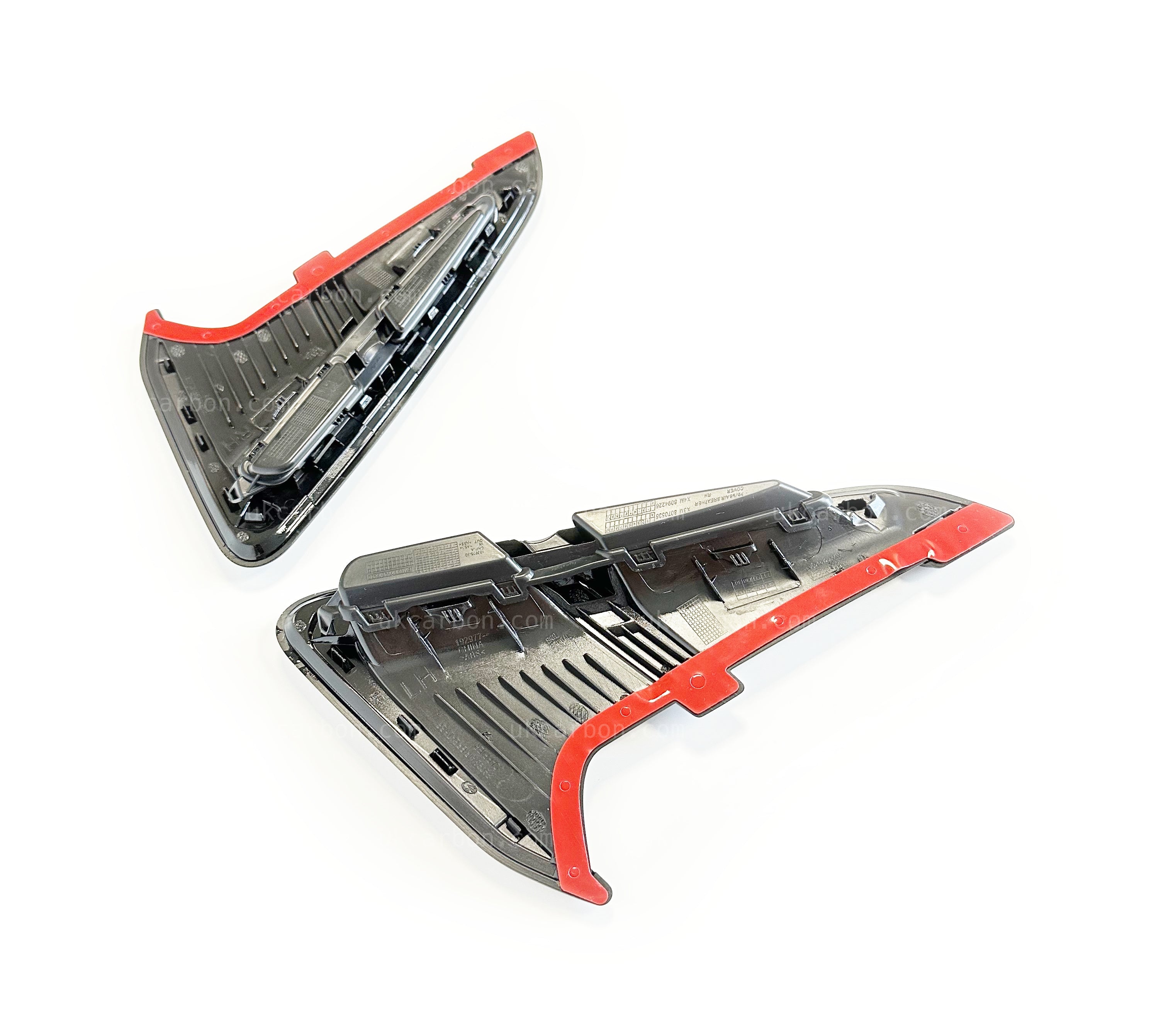 BMW X3 X3M Gloss Black Fender Vents Upgrade Cover Replacement G01 by UKCarbon