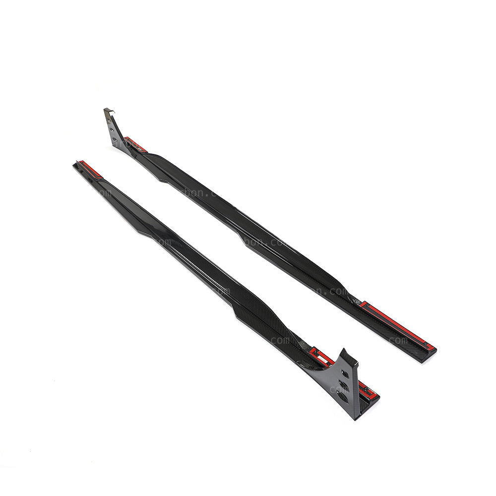 Audi RS6 Side Skirts Pre Preg Carbon Fibre C8 2018+ Body Kit by UKCarbon