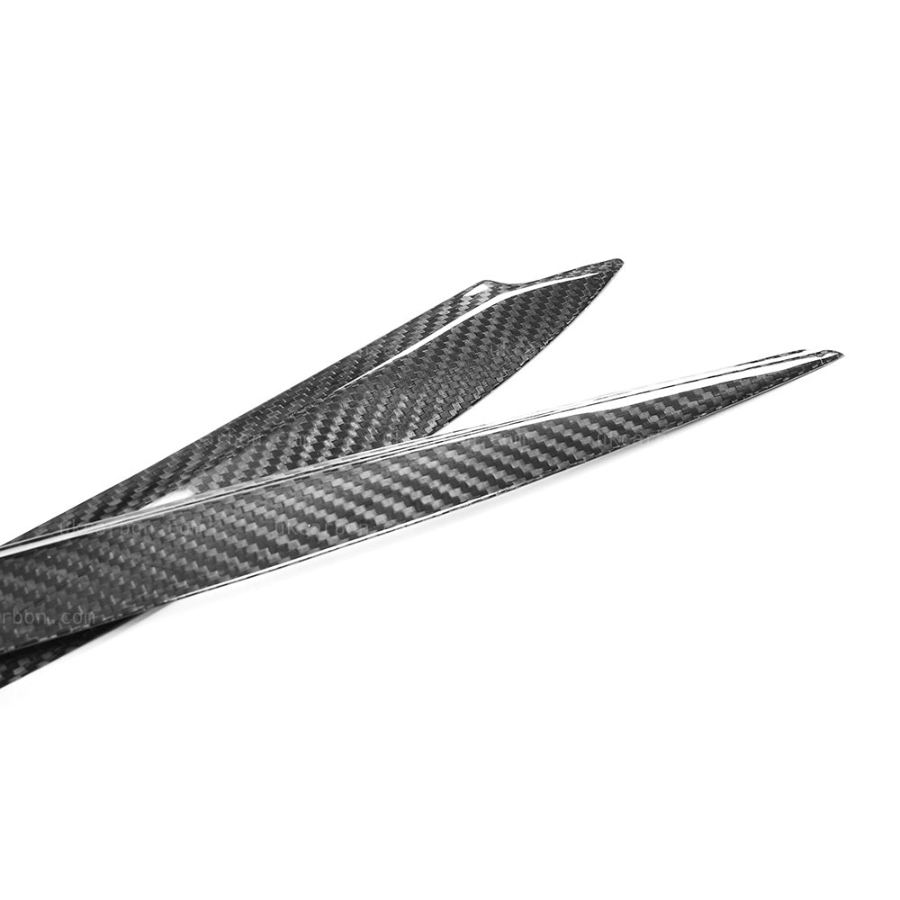 Volkswagen Golf Carbon Fibre Headlight Eyelids Trim VW MK7 GTD GTI R by UKCarbon