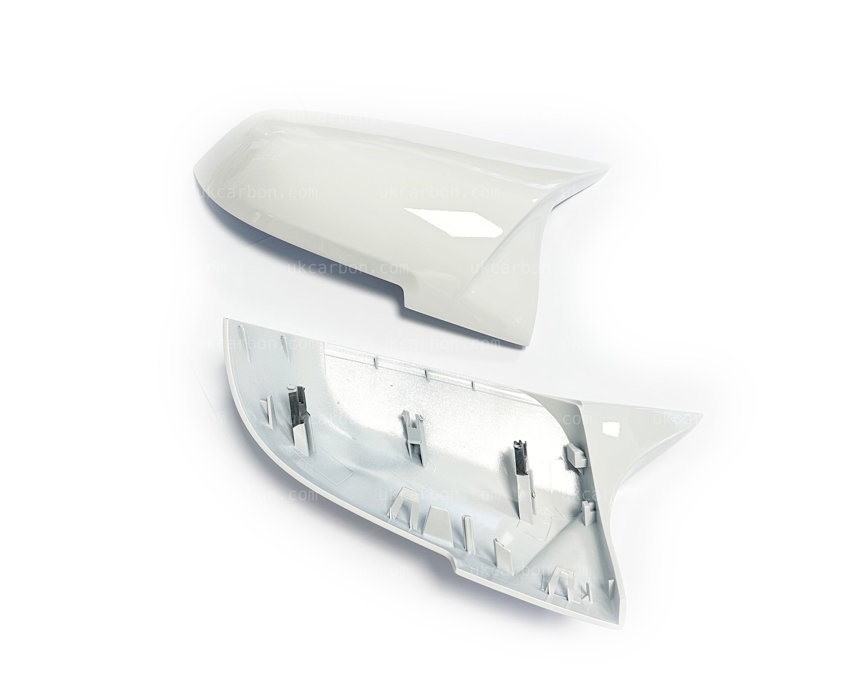 BMW 1 2 3 4 Series Alpine White 300 Wing Mirror Replacements Covers by UKCarbon