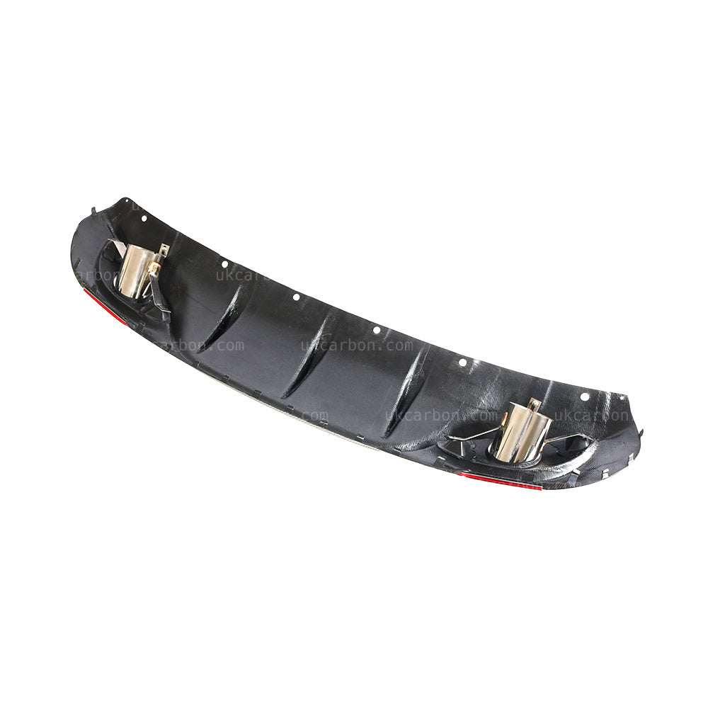 Alfa Romeo Giulia Carbon Fibre Diffuser by UKCarbon